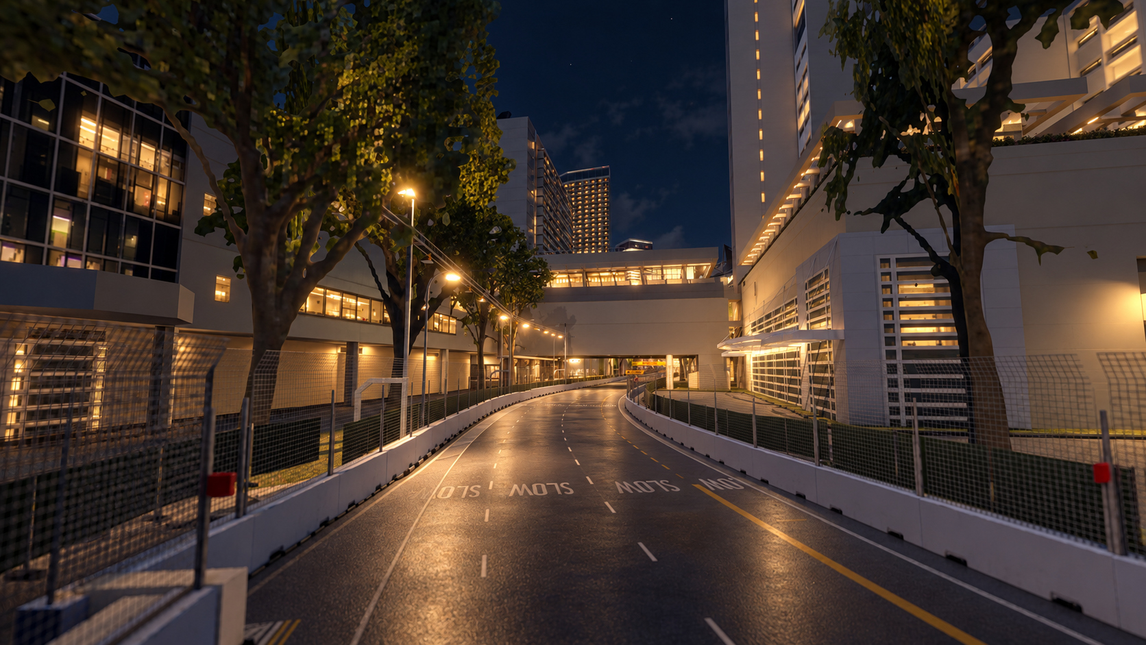 Marina Bay Street Circuit F1 Singapore Grand Prix 3D Model