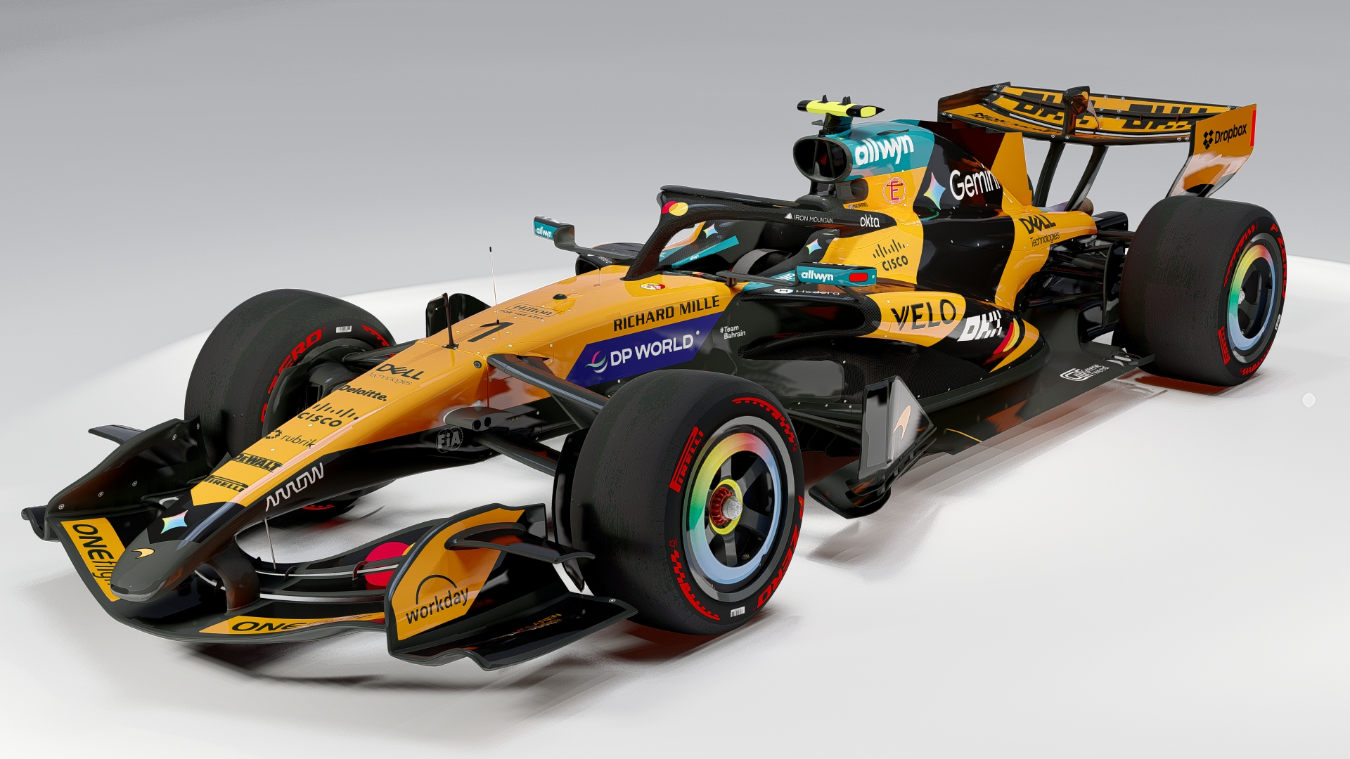 McLaren MCL40 F1 2026 Formula 1 3D Model