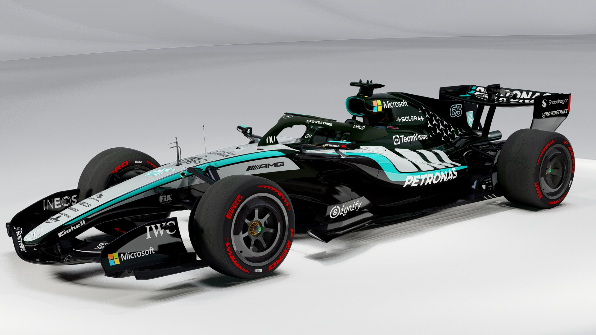Mercedes-AMG W17 F1 2026 Formula 1 3D Model