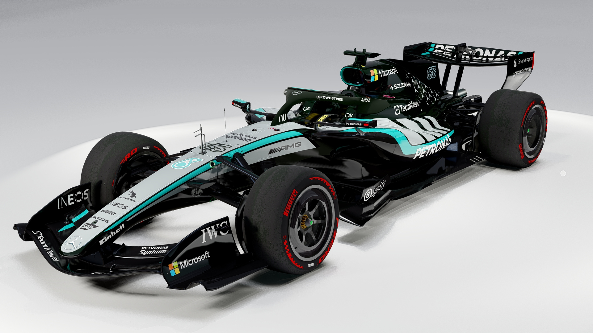 Mercedes-AMG W17 F1 2026 Formula 1 3D Model