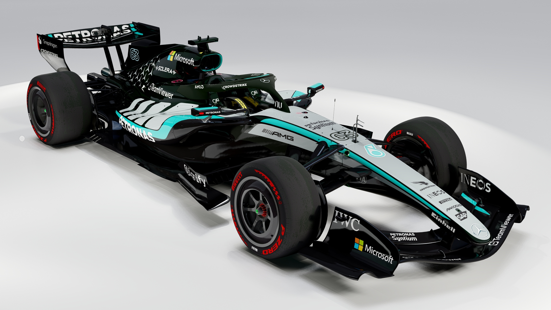 Mercedes-AMG W17 F1 2026 Formula 1 3D Model