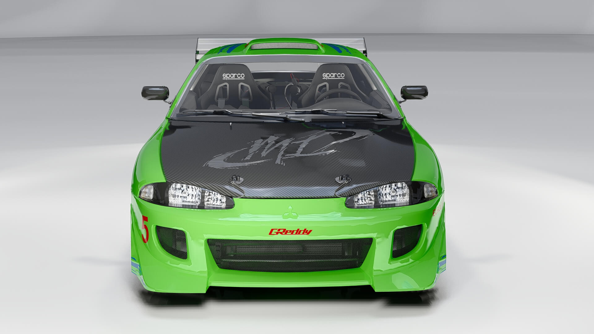Mitsubishi Eclipse Fast & Furious 3D Model
