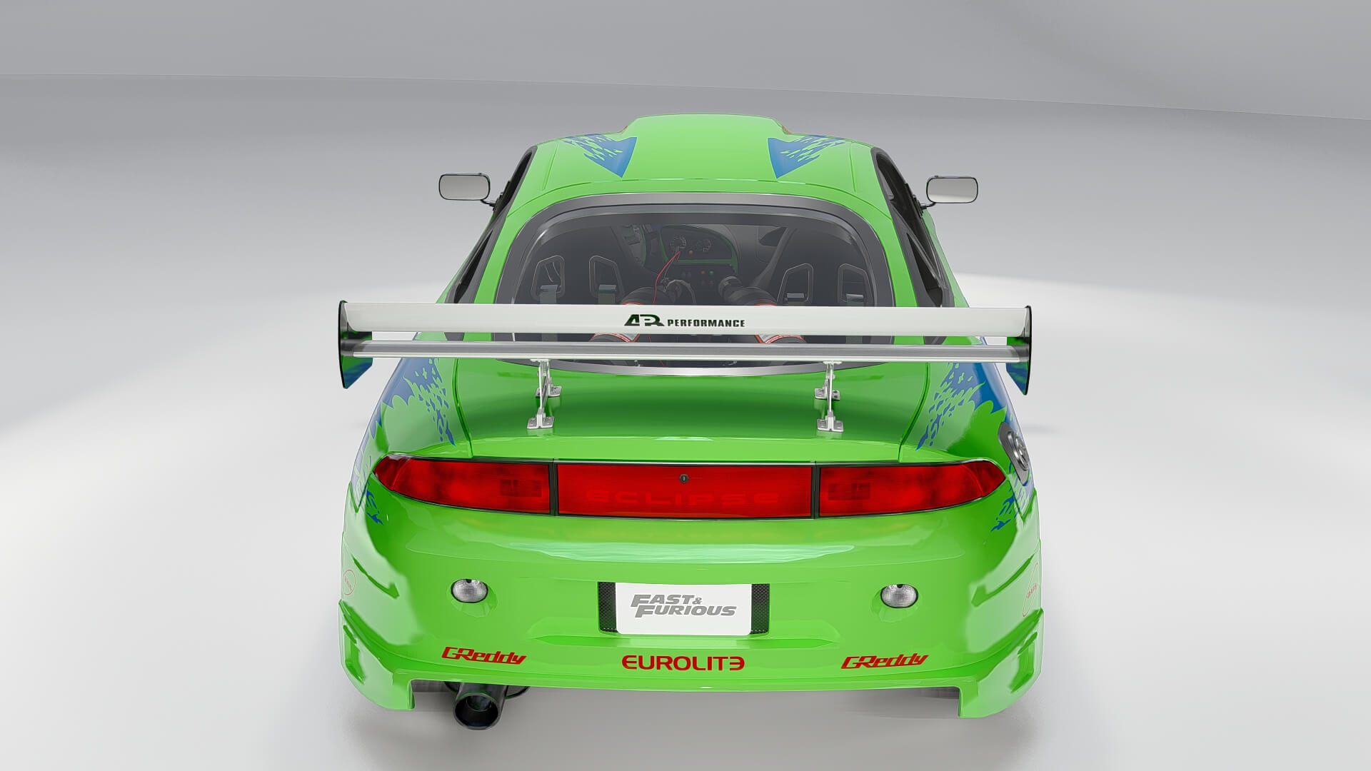 Mitsubishi Eclipse Fast & Furious 3D Model