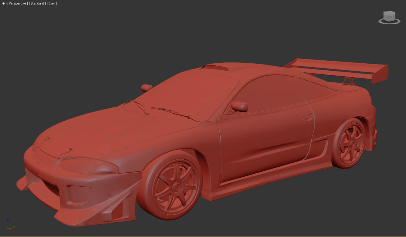 Mitsubishi Eclipse Fast & Furious 3D Model