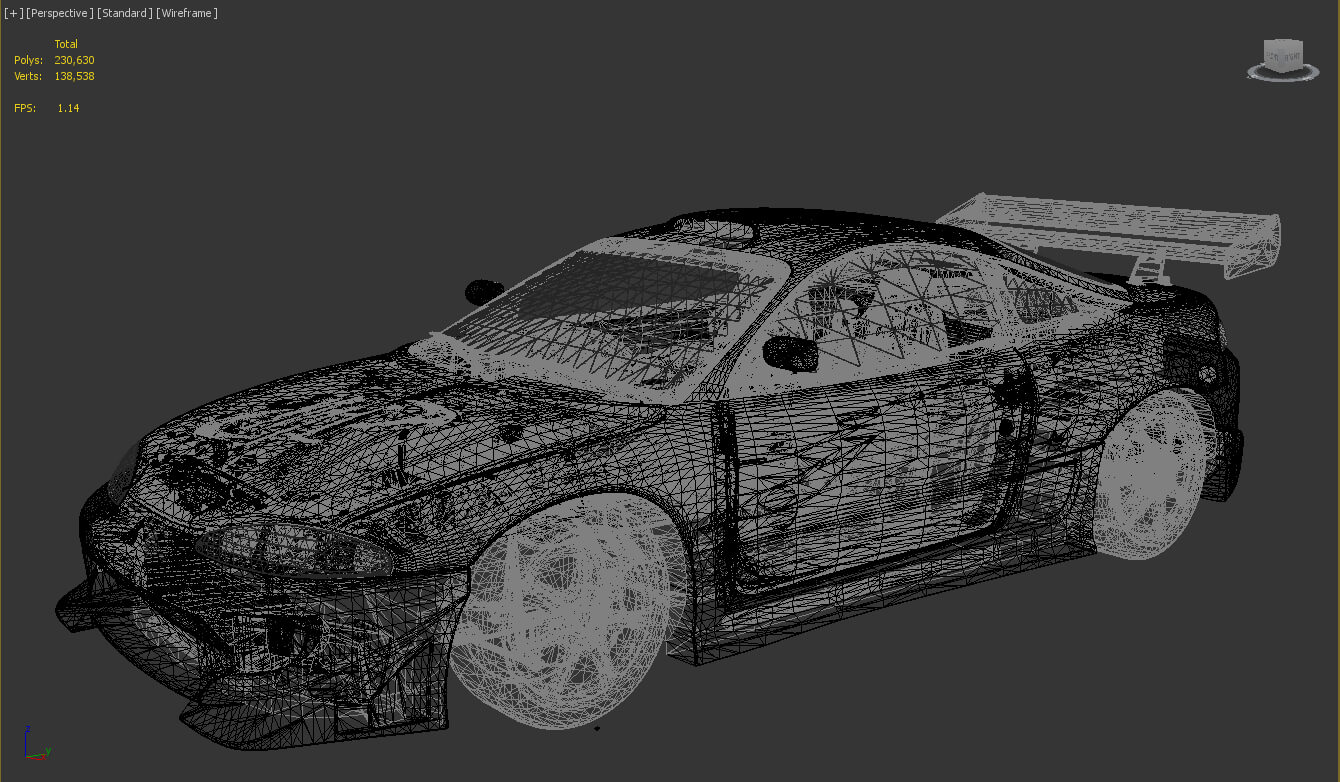 Mitsubishi Eclipse Fast & Furious 3D Model