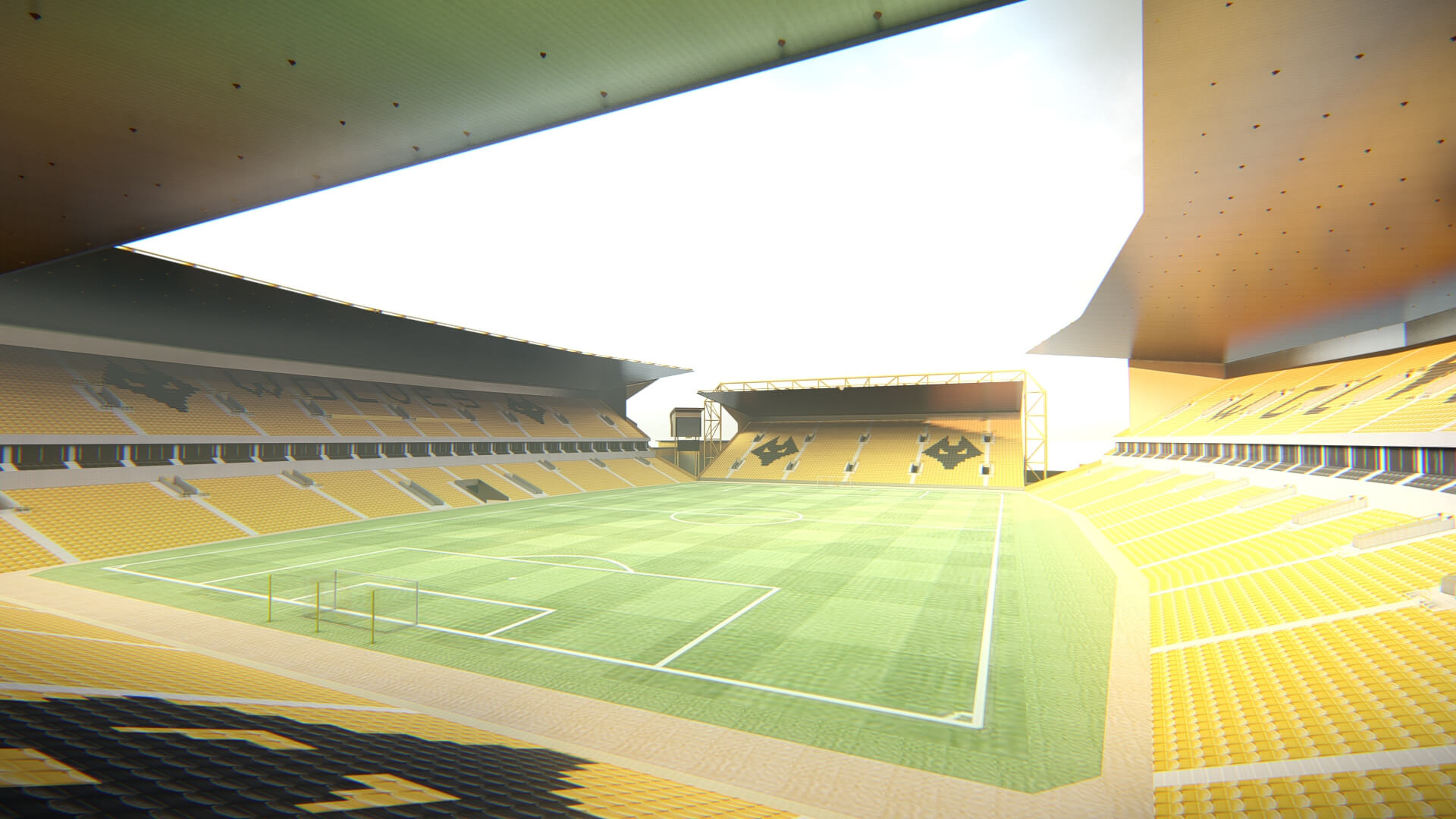 Molineux Stadium Wolverhampton Football Arena 3D Model