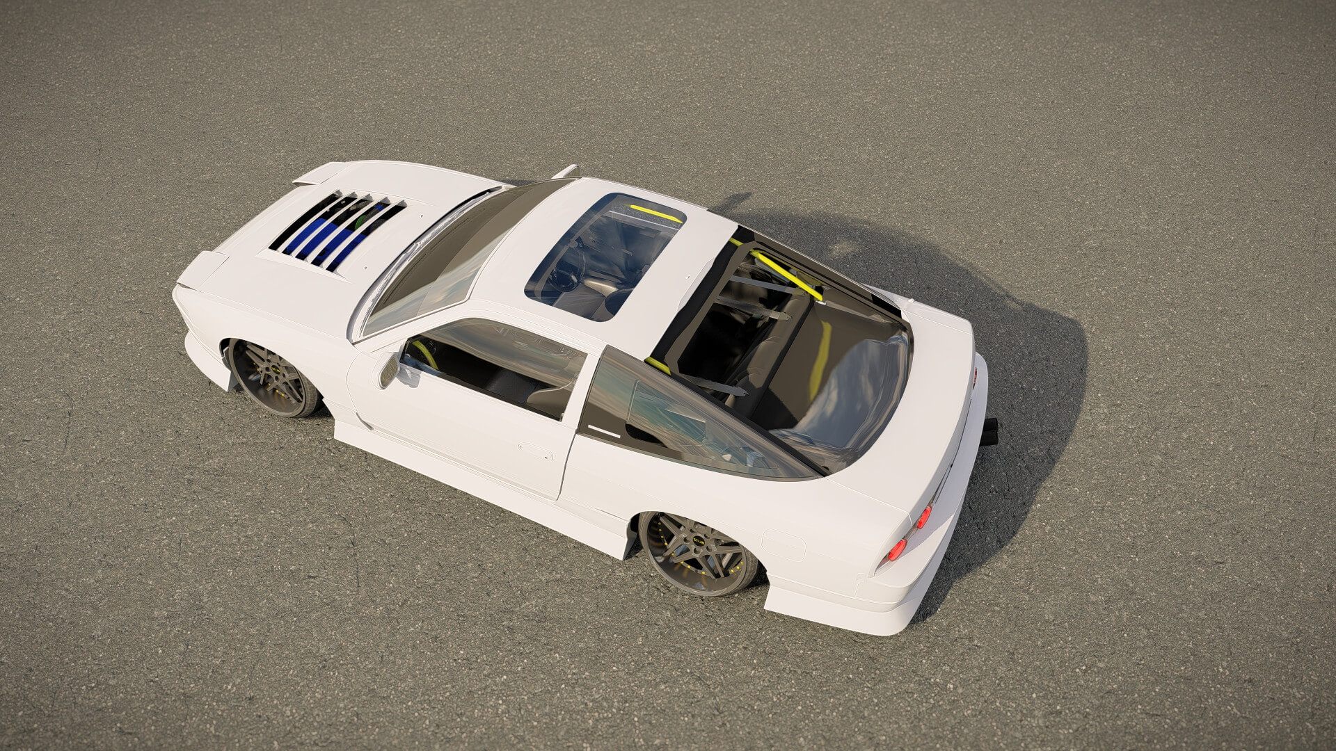 Nissan 240Sx Tuned 3D Model