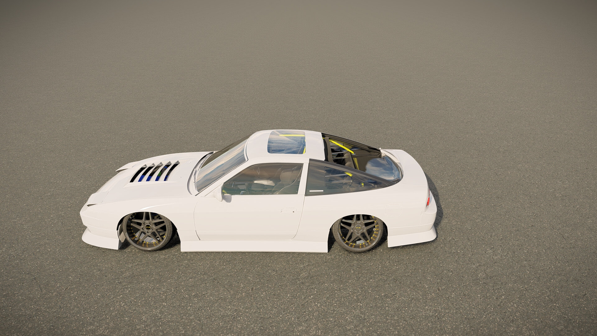 Nissan 240Sx Tuned 3D Model