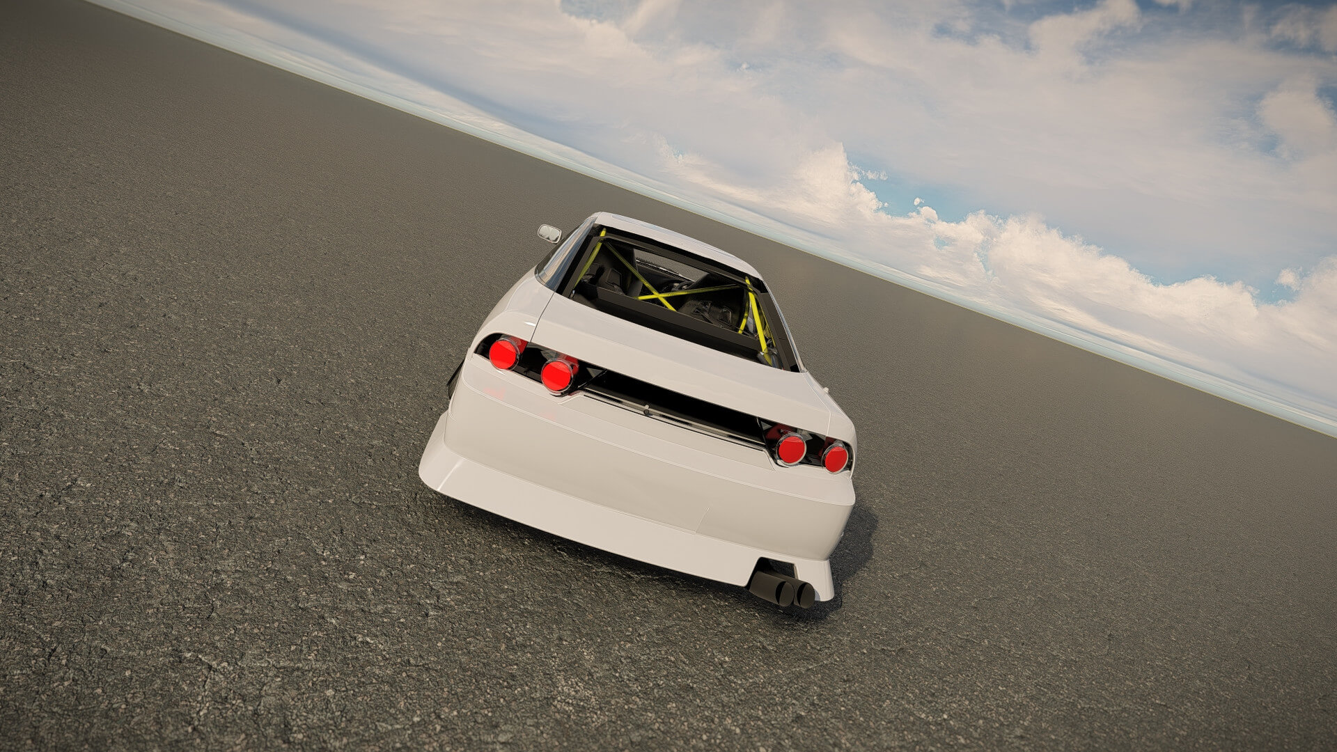 Nissan 240Sx Tuned 3D Model