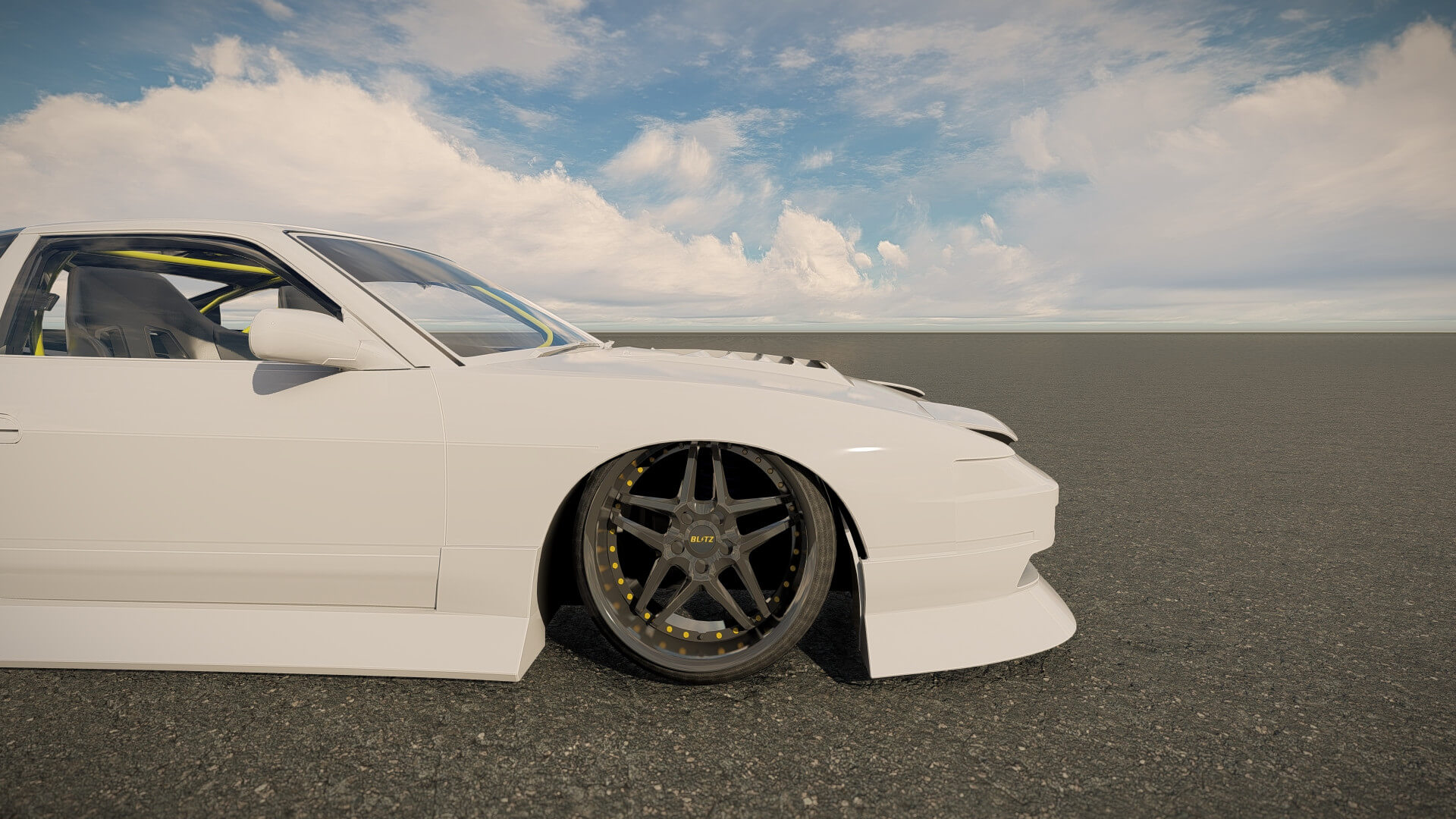 Nissan 240Sx Tuned 3D Model