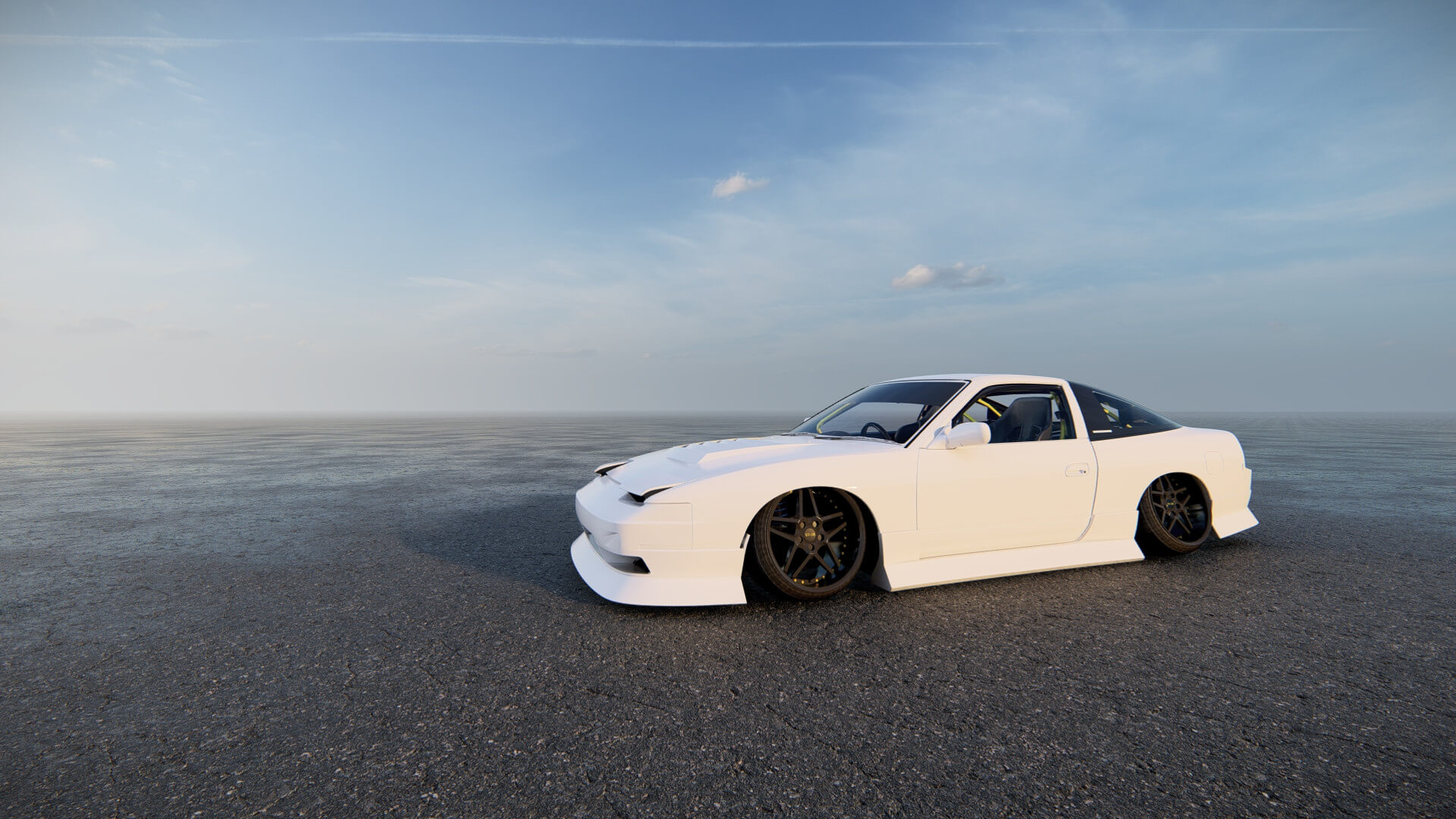 Nissan 240Sx Tuned 3D Model