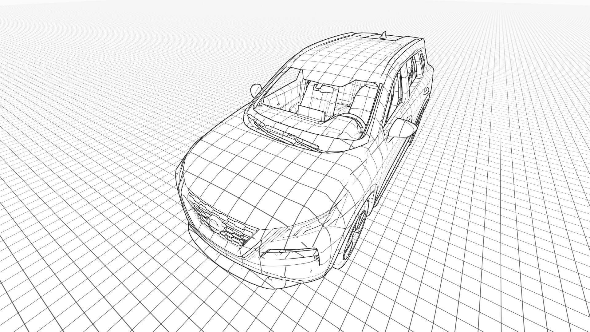 Nissan X Trail 2023 3D Model