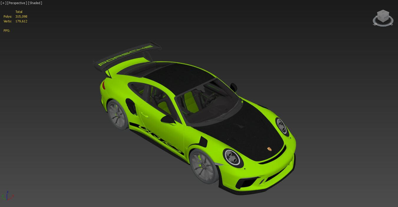 Porsche 911 GT3 RS 2022 3D Model