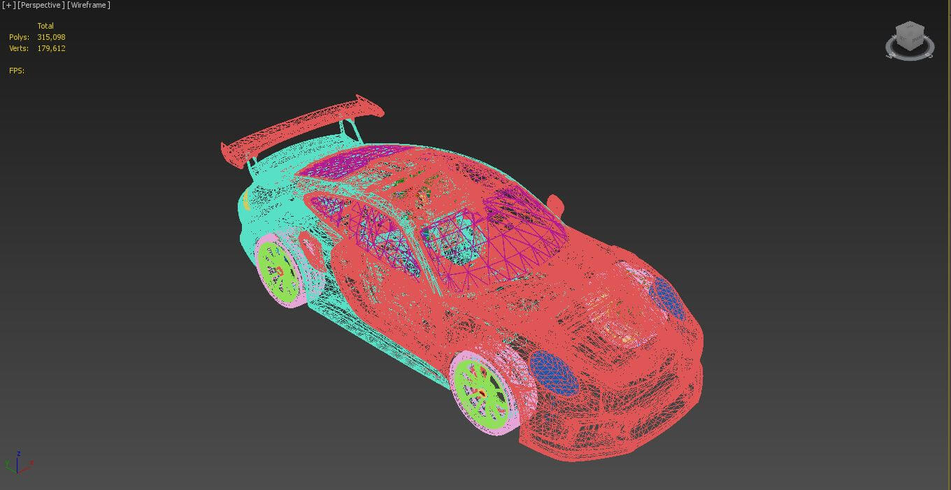 Porsche 911 GT3 RS 2022 3D Model