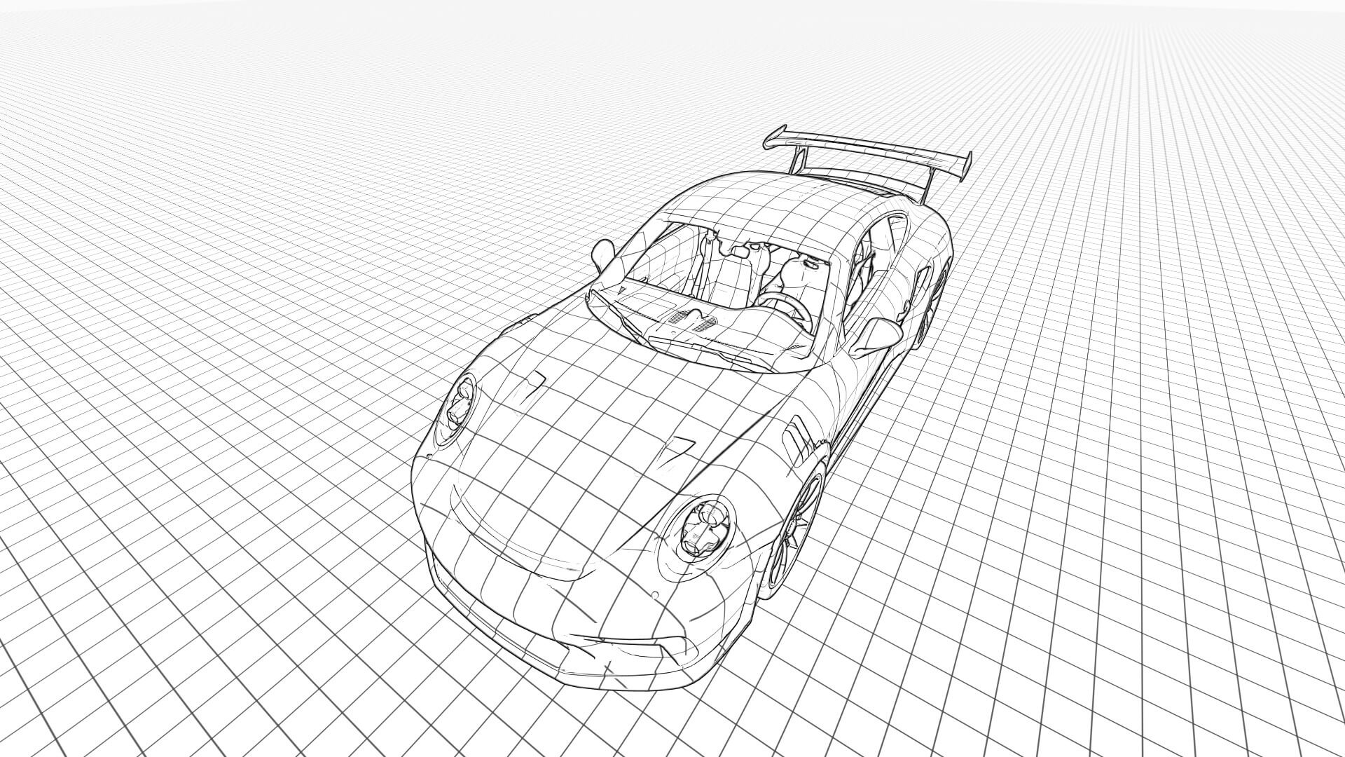 Porsche 911 GT3 RS 2022 3D Model