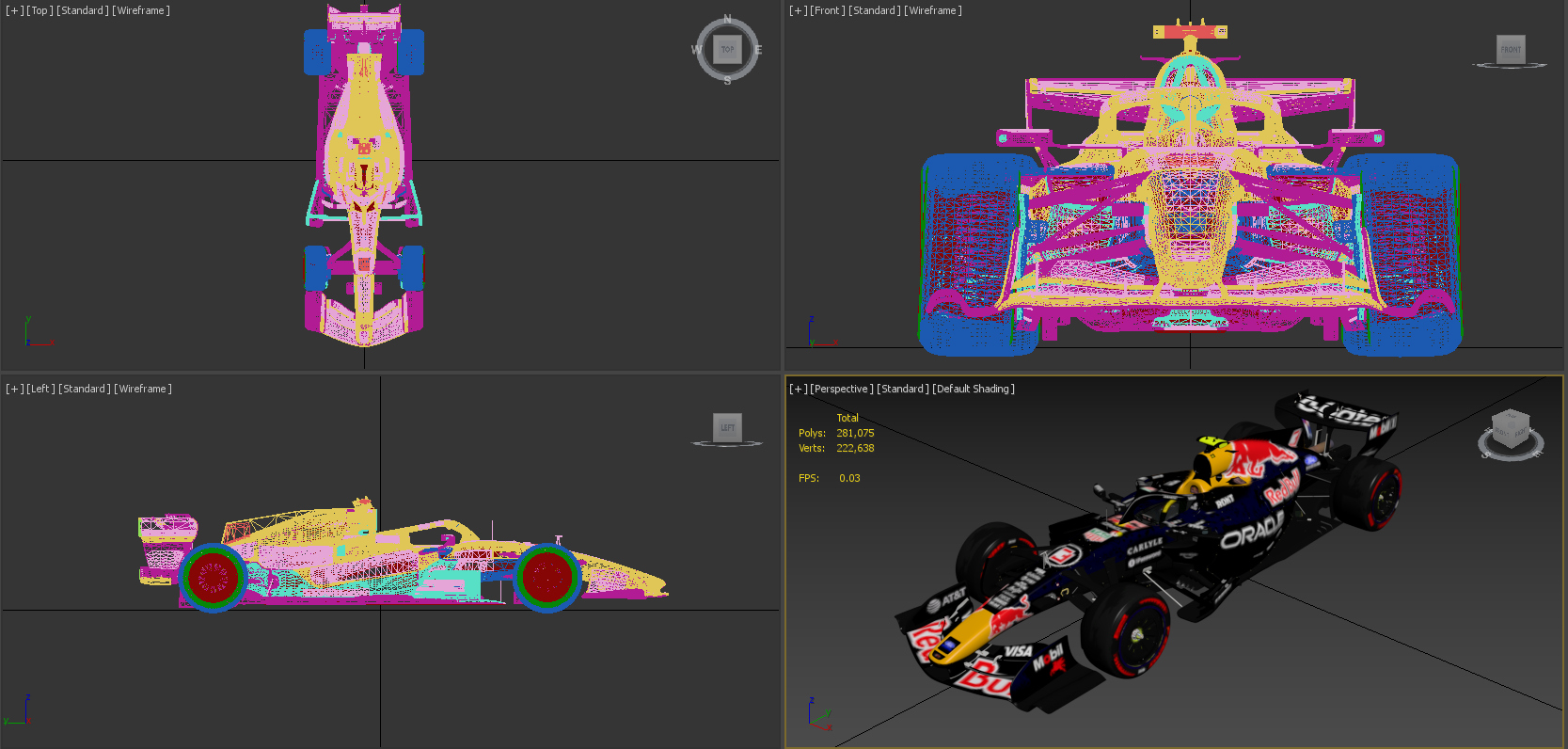 Red Bull RB26 F1 2026 Formula 1 Car 3D Model