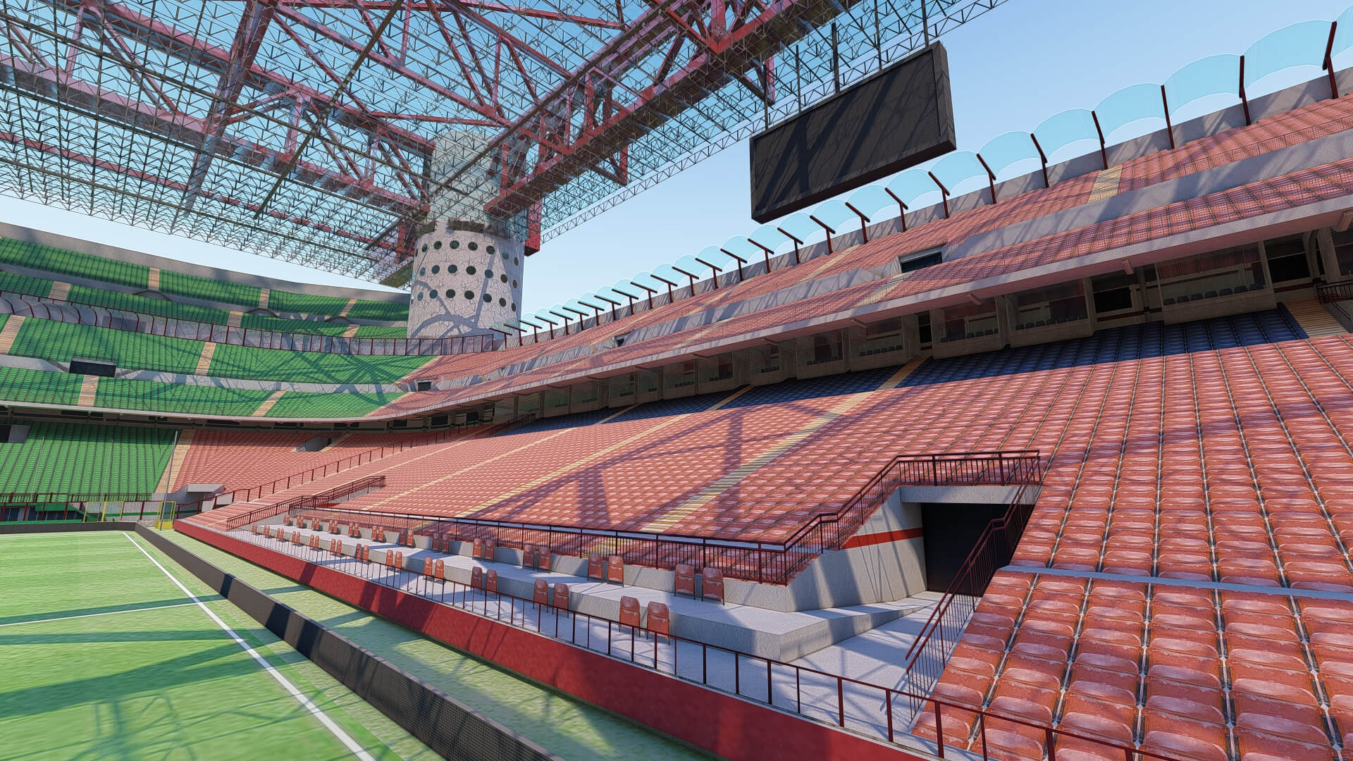 San Siro Stadium 3D Model