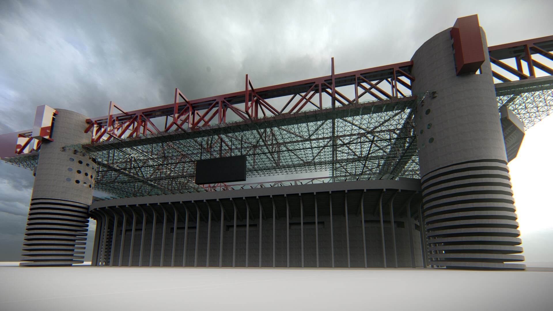 San Siro Stadium 3D Model