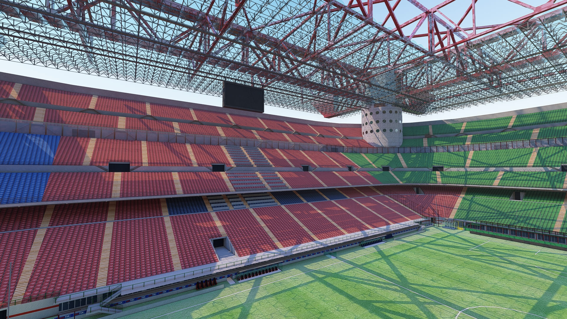 San Siro Stadium 3D Model