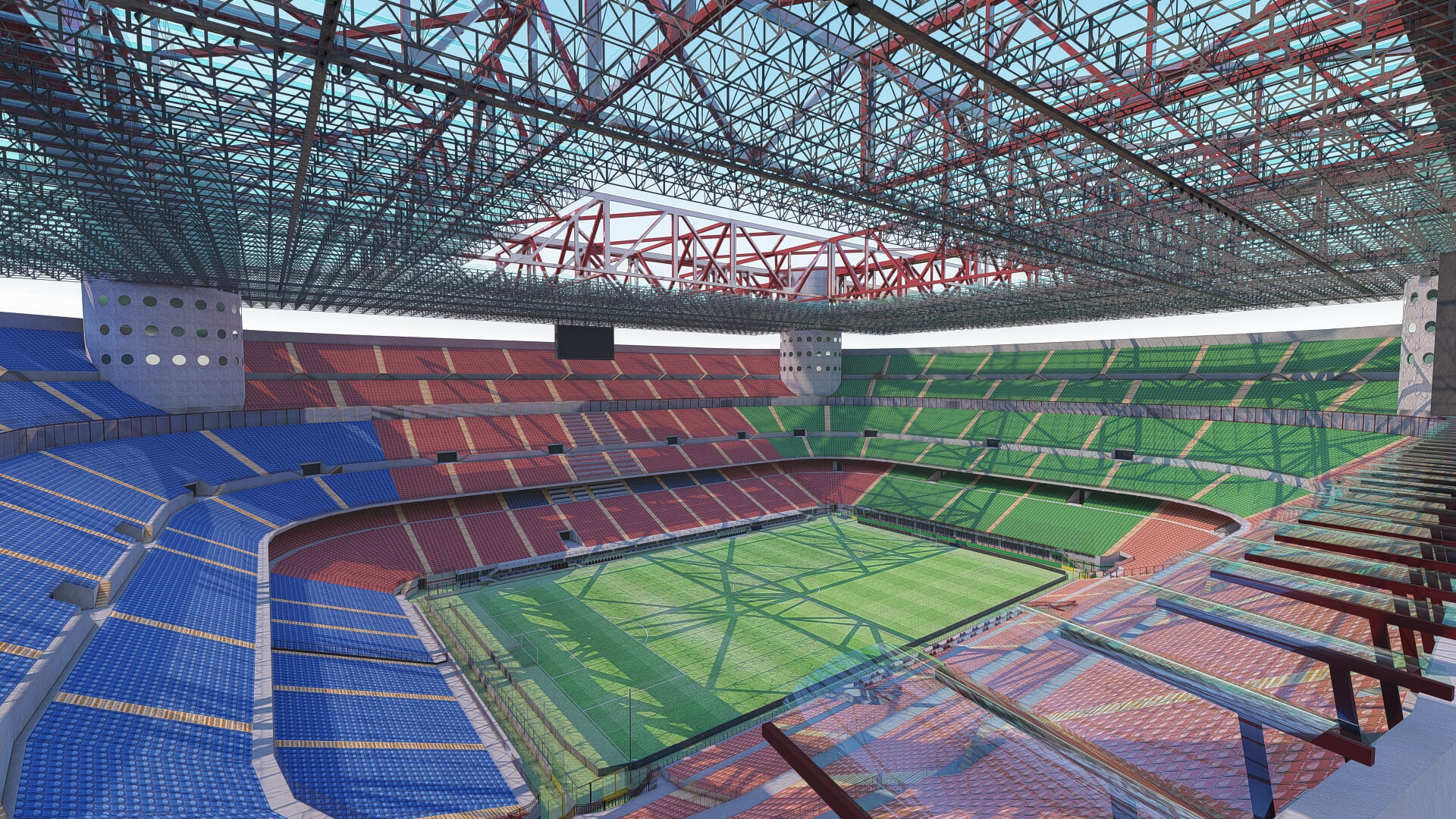 San Siro Stadium 3D Model
