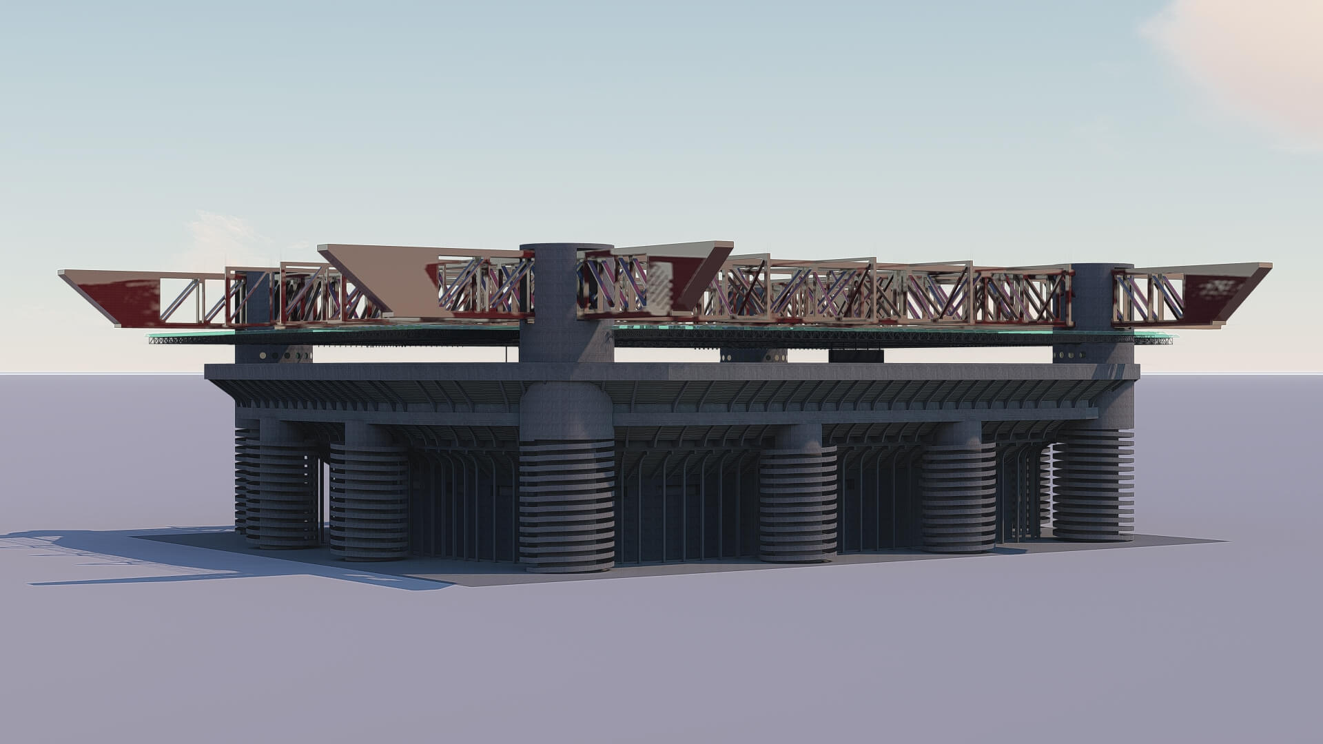 San Siro Stadium 3D Model