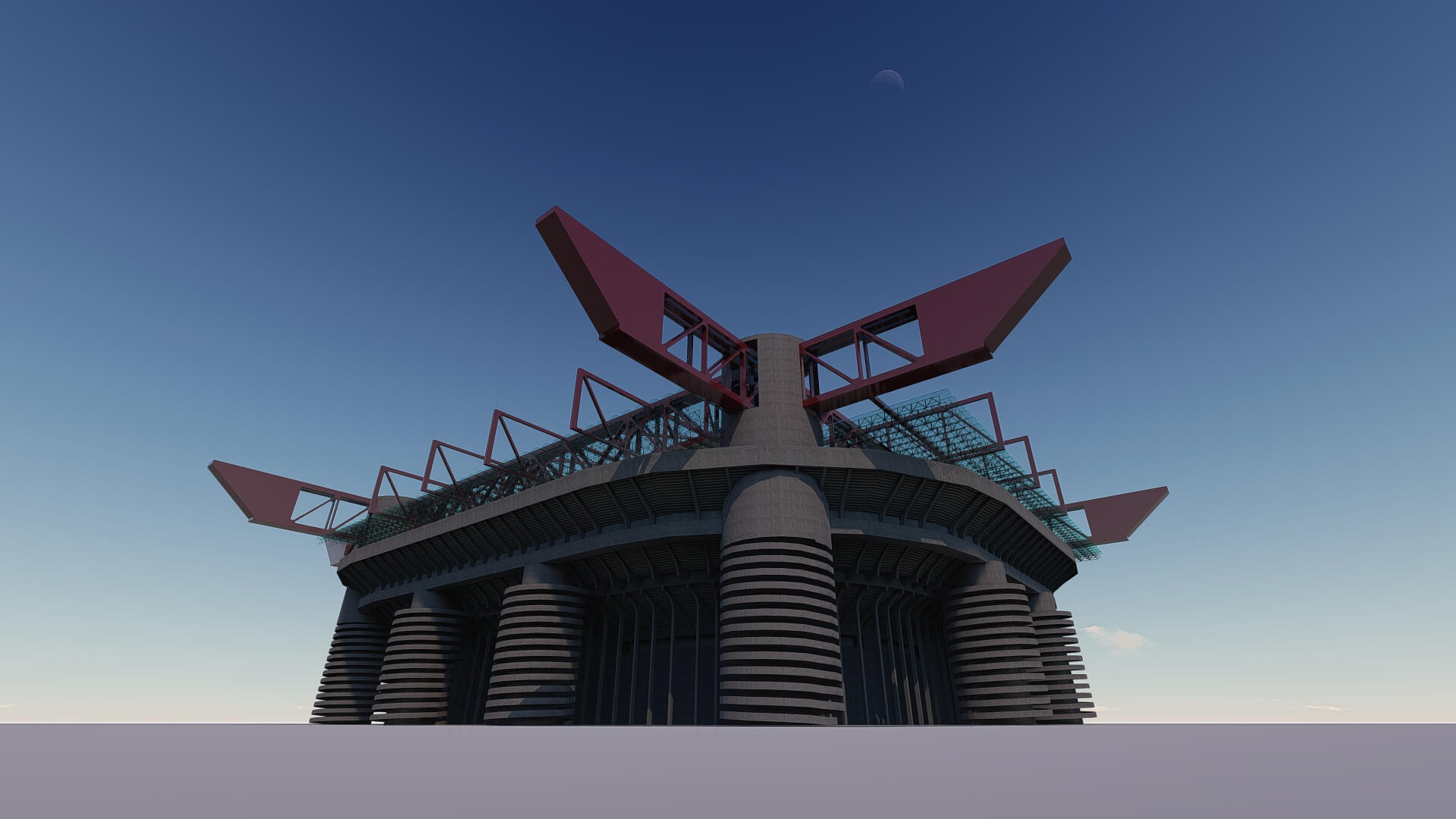 San Siro Stadium 3D Model