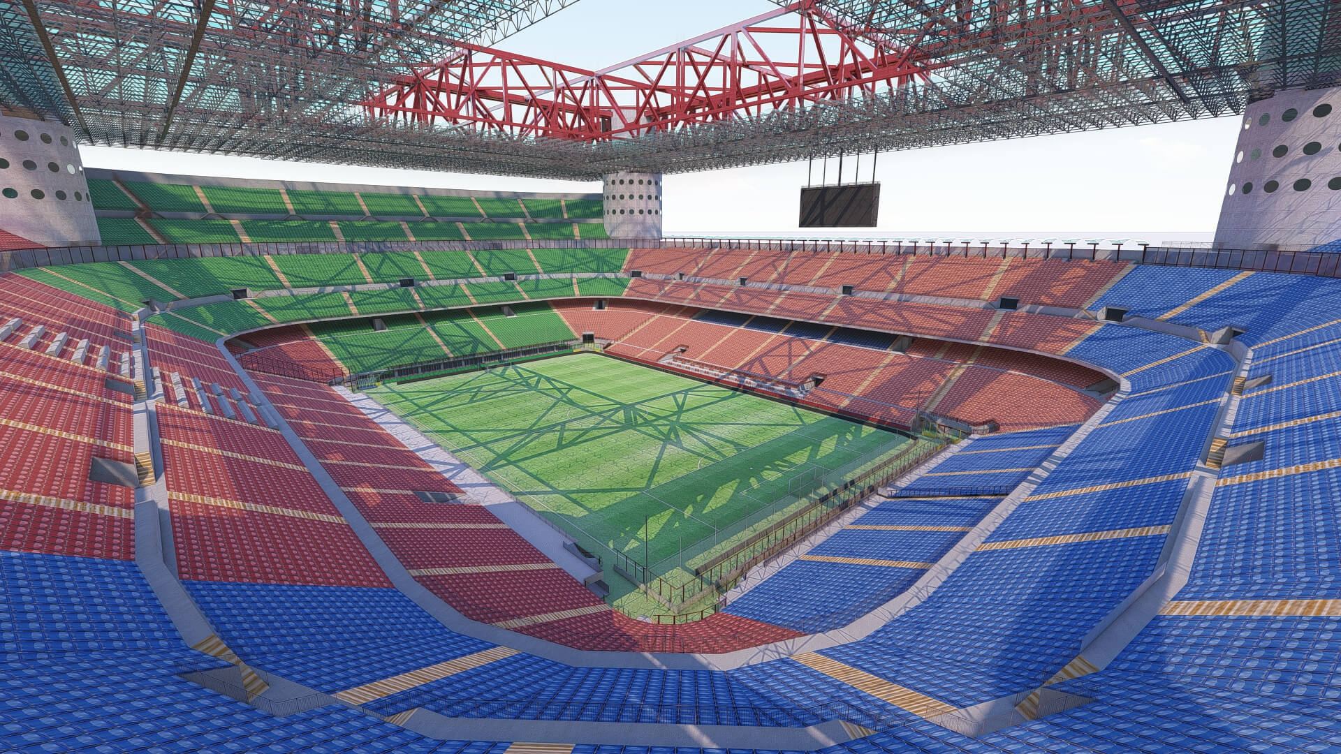 San Siro Stadium 3D Model