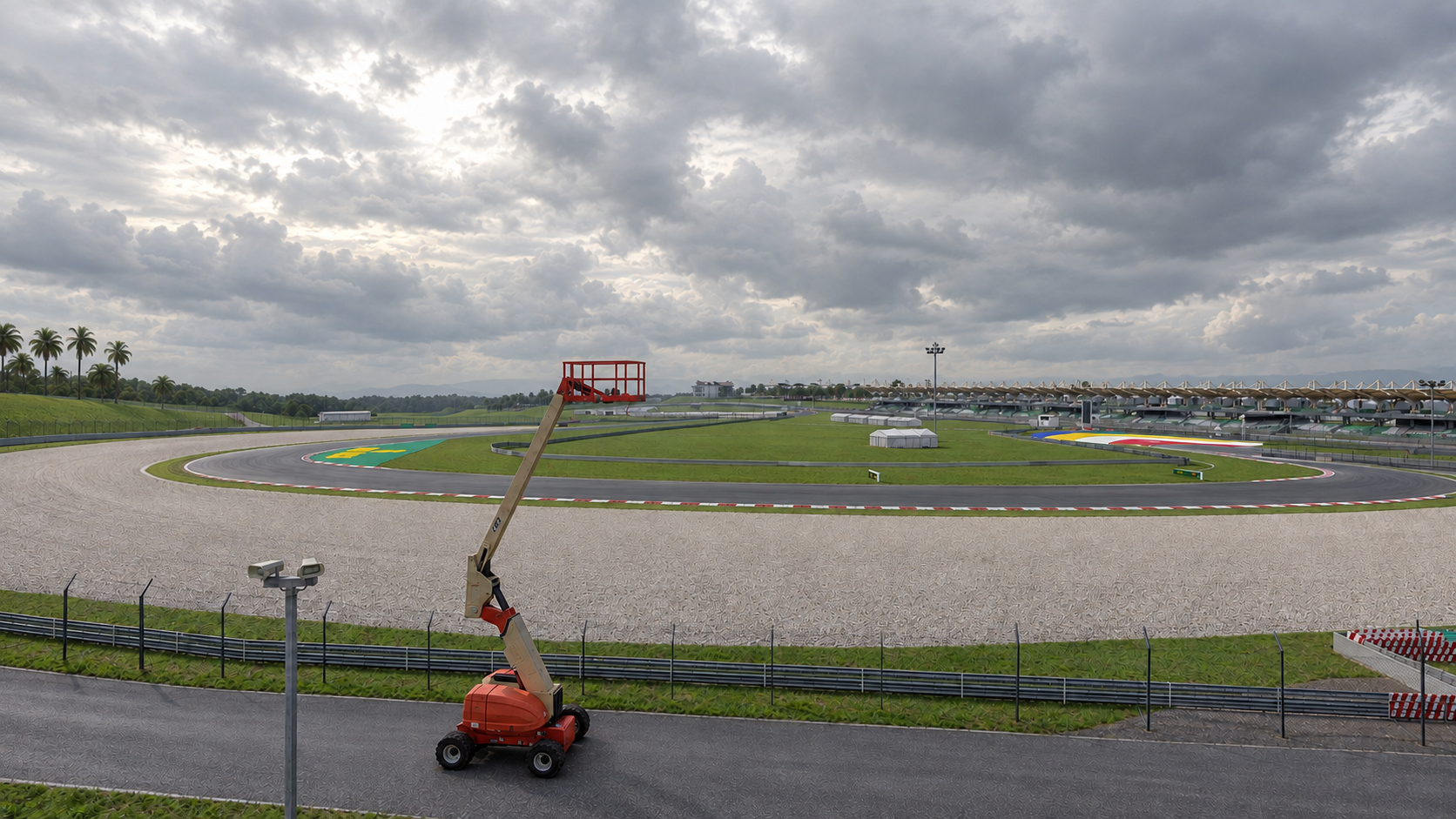 Sepang International Circuit F1 Race Track 3D Model