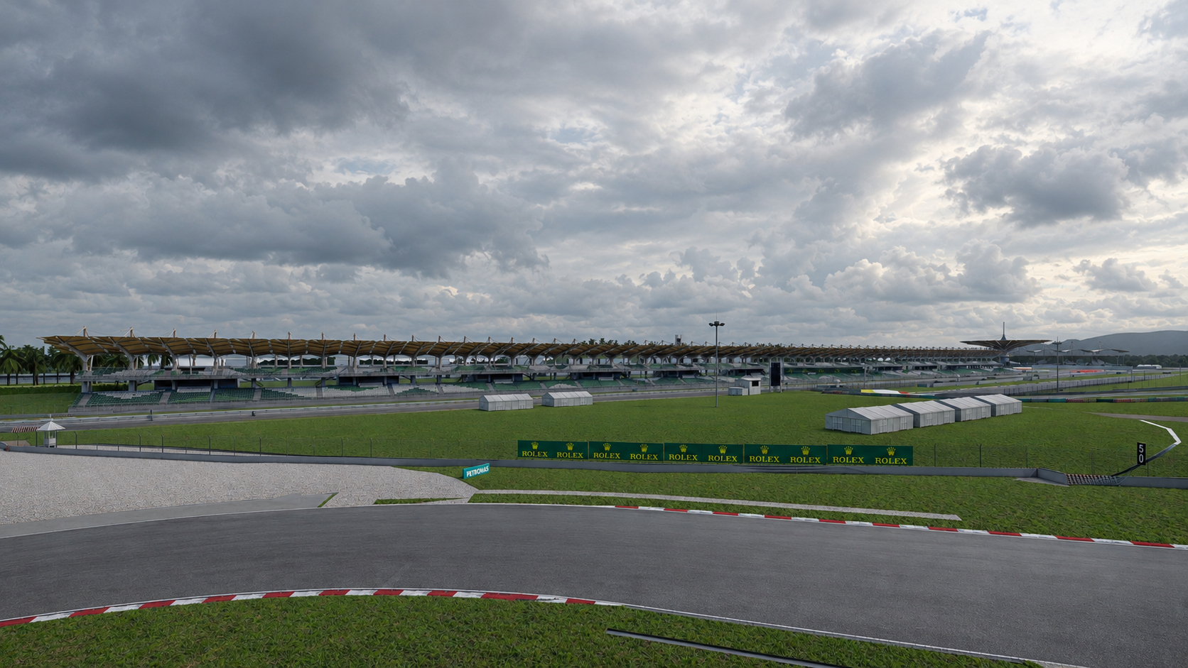 Sepang International Circuit F1 Race Track 3D Model