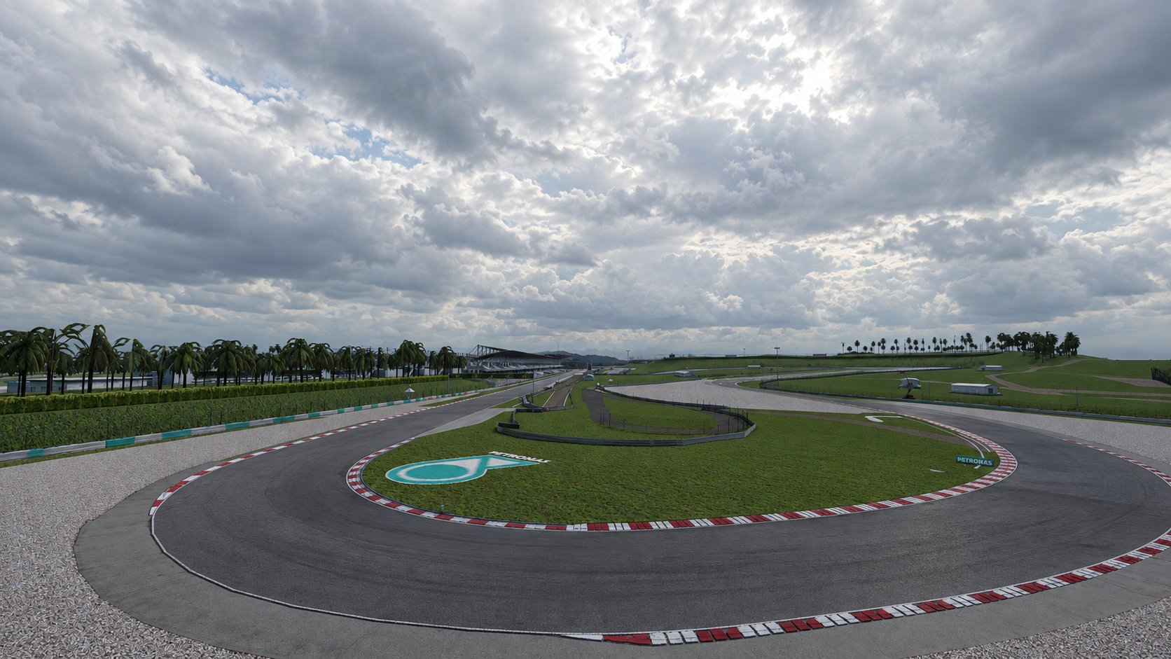 Sepang International Circuit F1 Race Track 3D Model