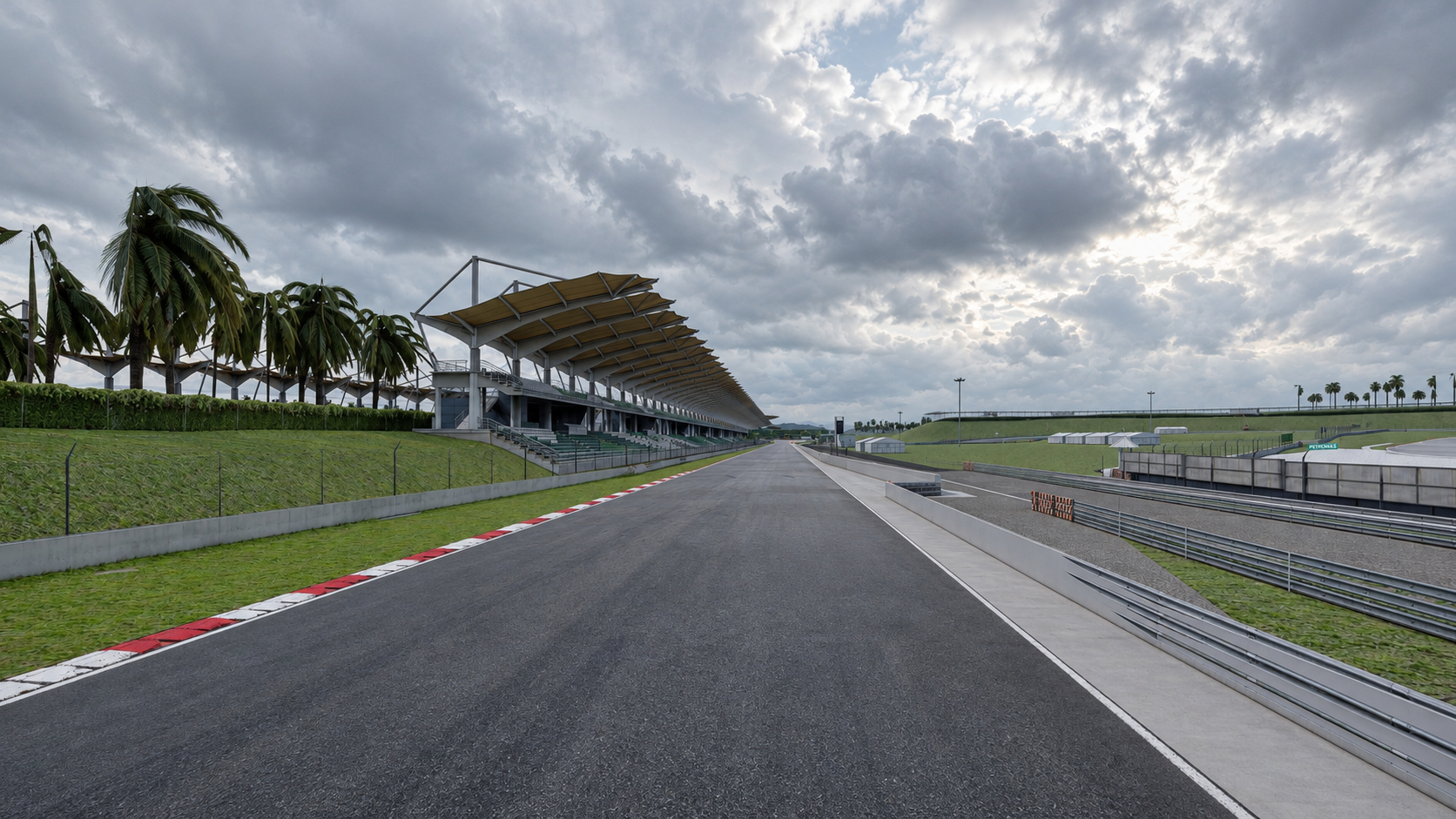 Sepang International Circuit F1 Race Track 3D Model