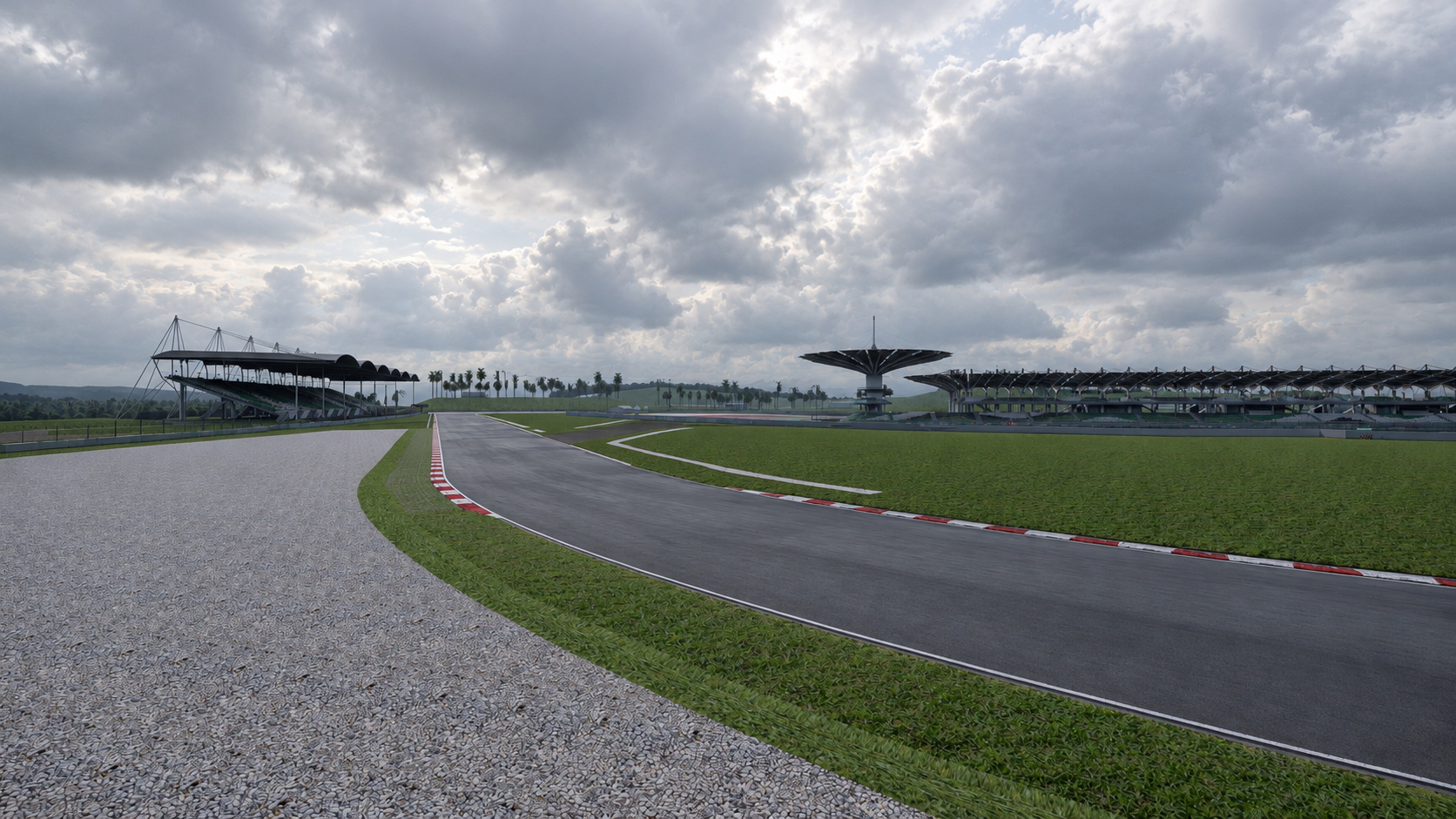 Sepang International Circuit F1 Race Track 3D Model