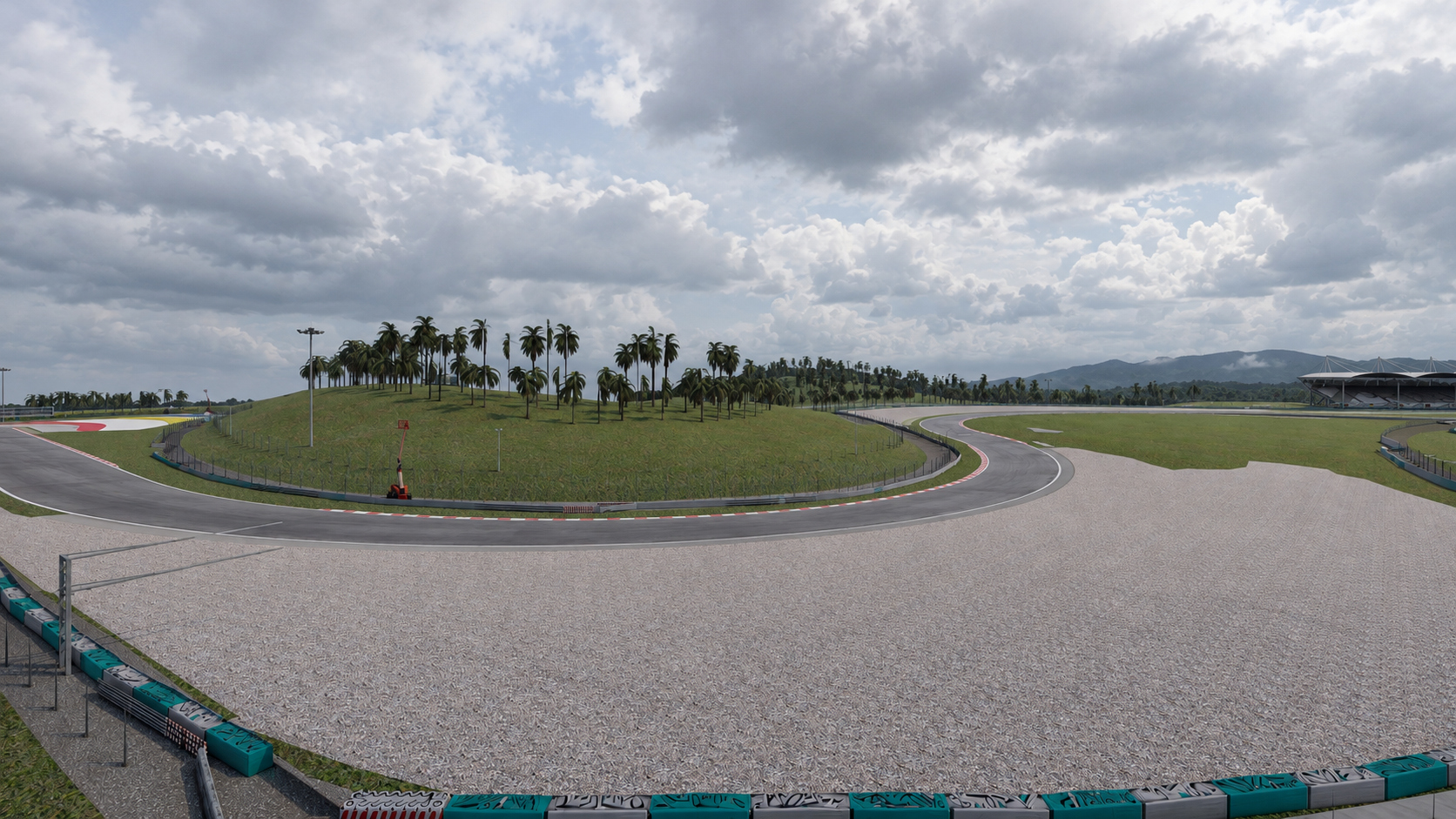 Sepang International Circuit F1 Race Track 3D Model