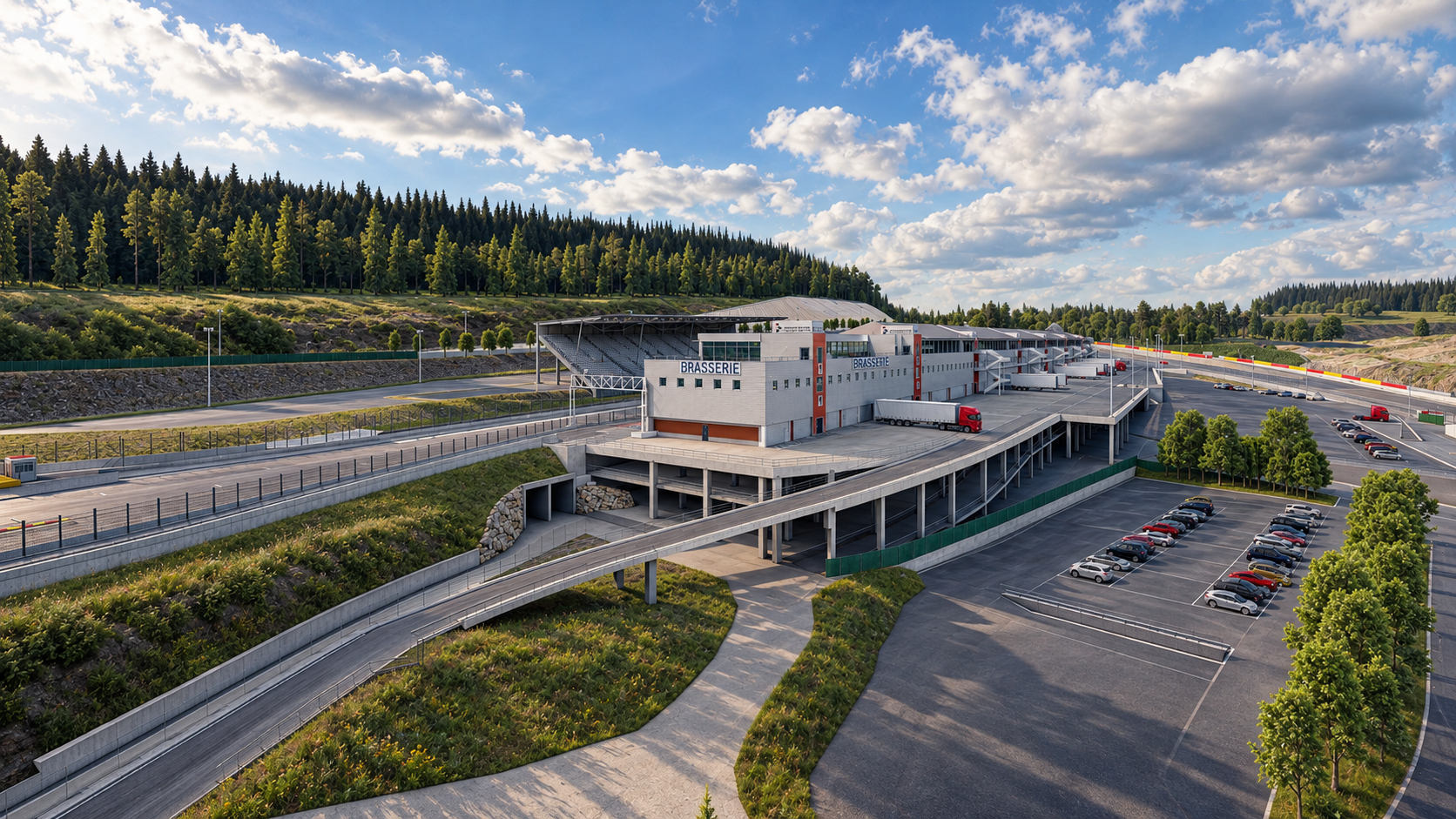 Spa-Francorchamps F1 Race Track 3D Model