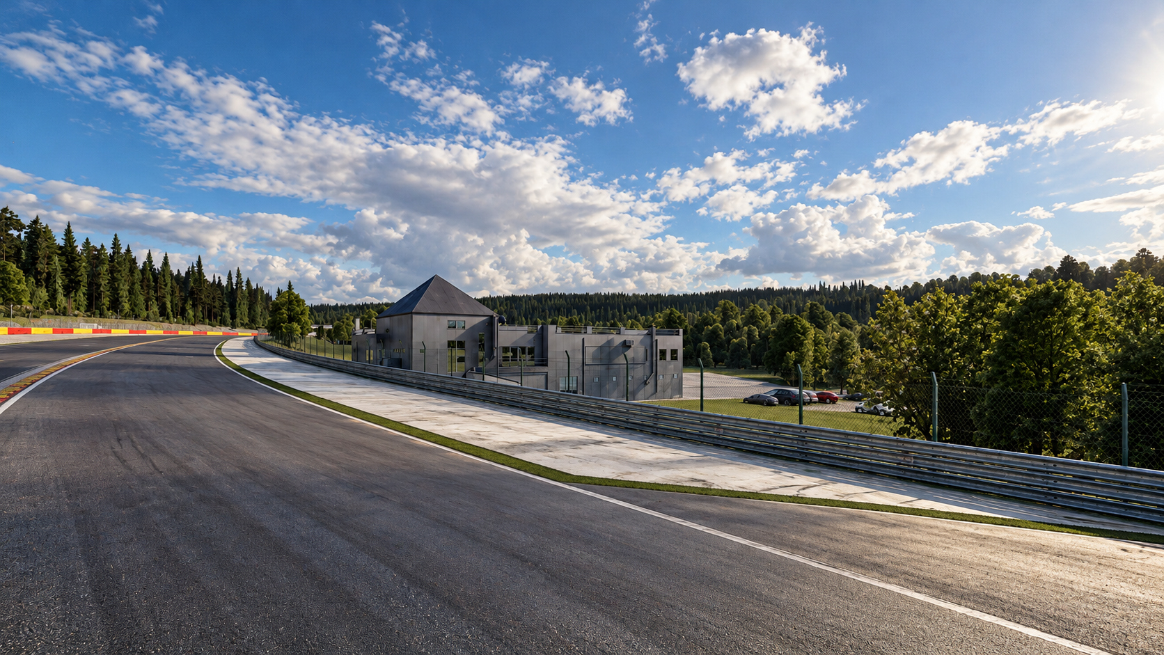 Spa-Francorchamps F1 Race Track 3D Model
