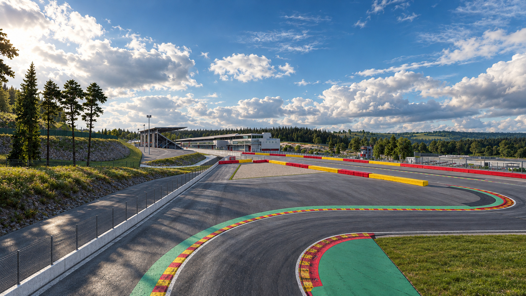 Spa-Francorchamps F1 Race Track 3D Model
