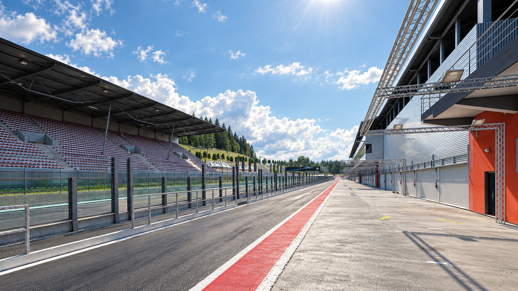 Spa-Francorchamps F1 Race Track 3D Model