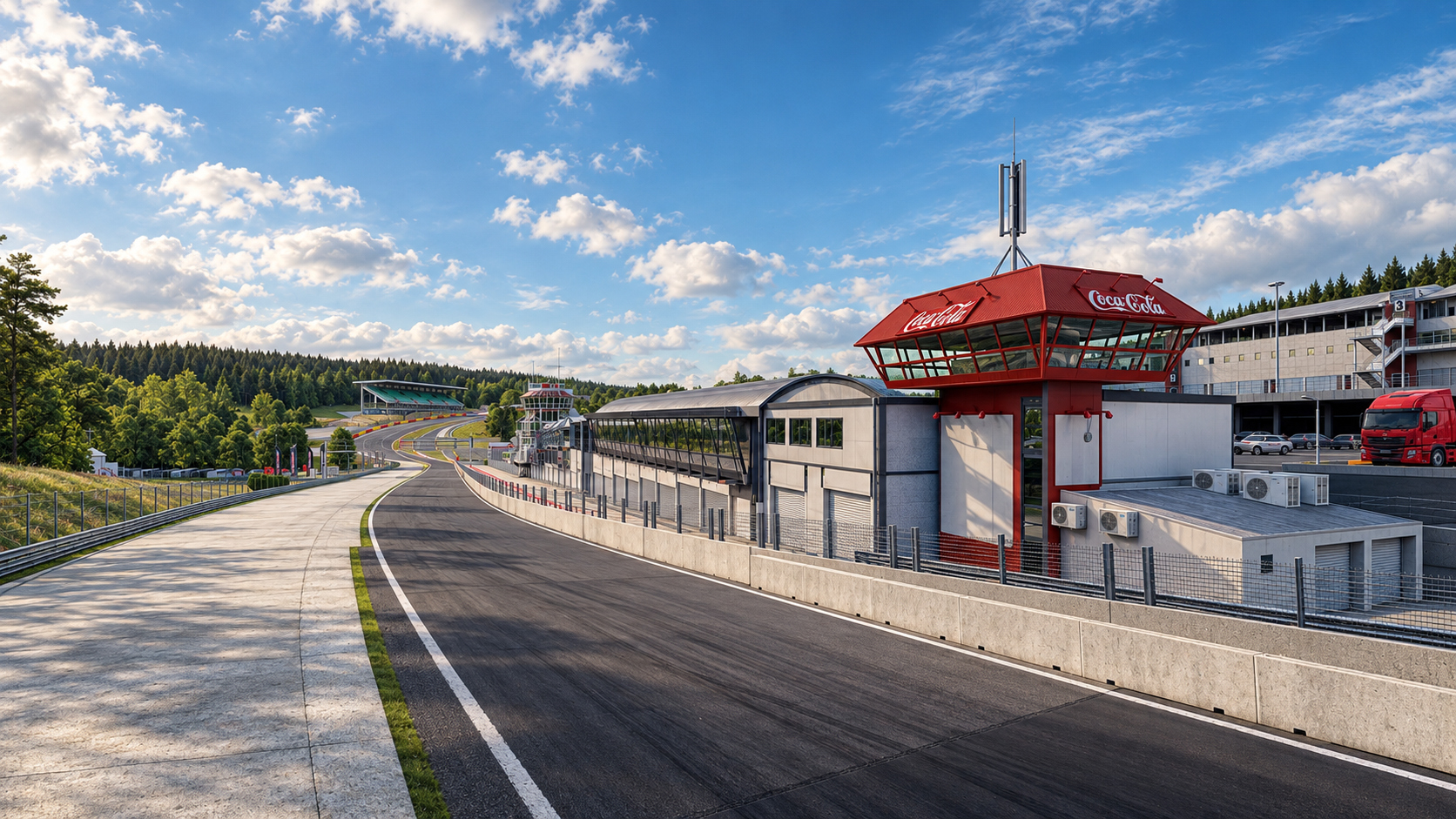 Spa-Francorchamps F1 Race Track 3D Model