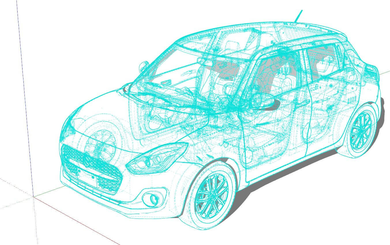 Suzuki Swift 2022 3D Model