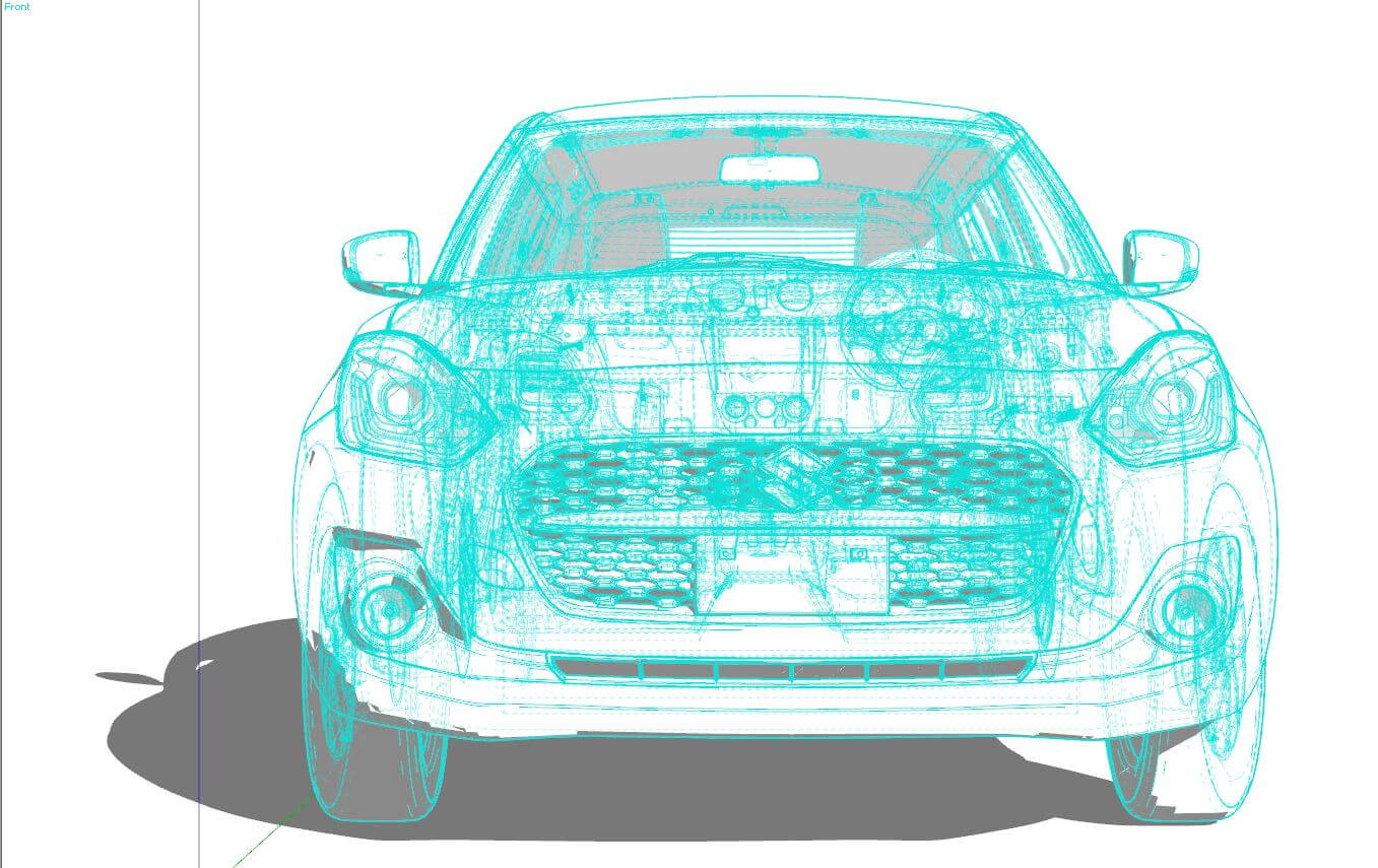 Suzuki Swift 2022 3D Model