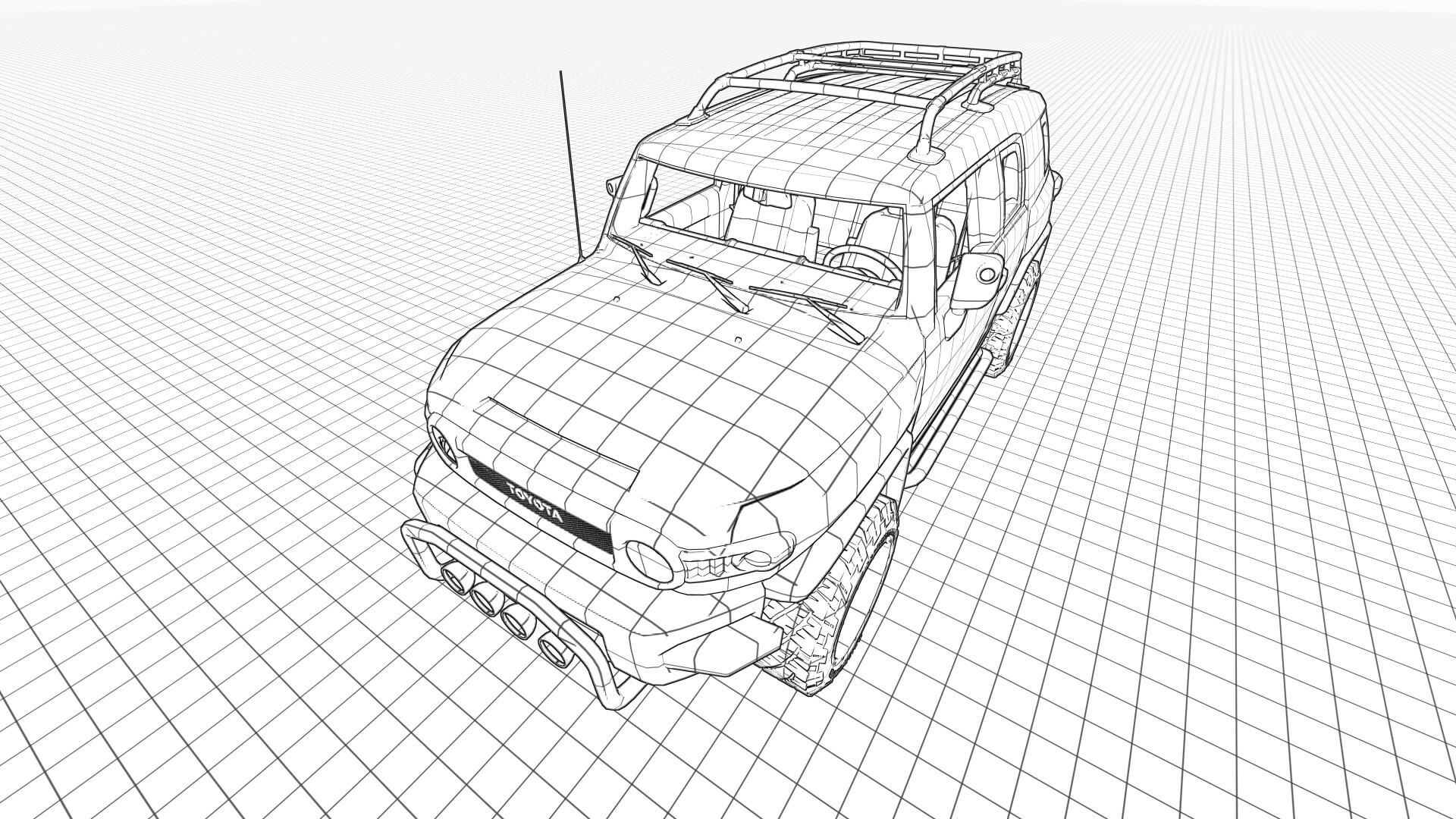 Toyota FJ Cruiser 3D Model