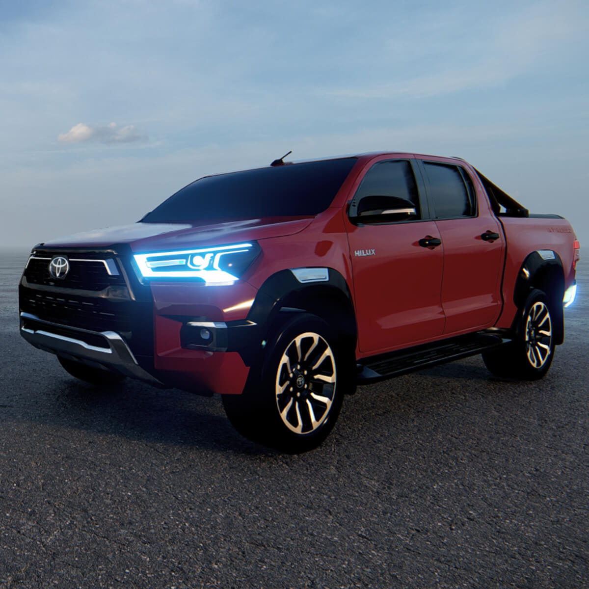 Toyota Hilux Double Cab 2022 3D Model