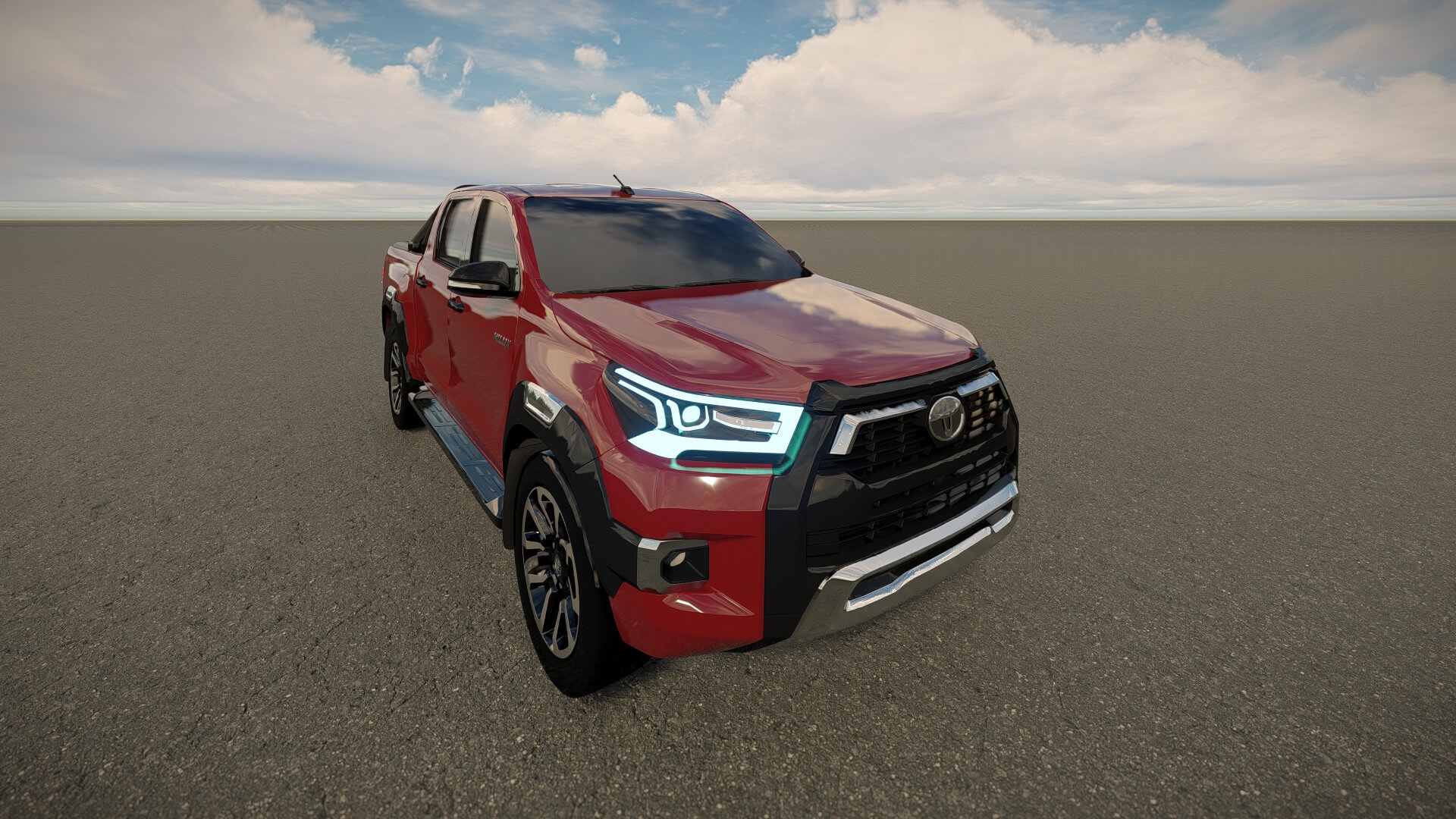 Toyota Hilux Double Cab 2022 3D Model