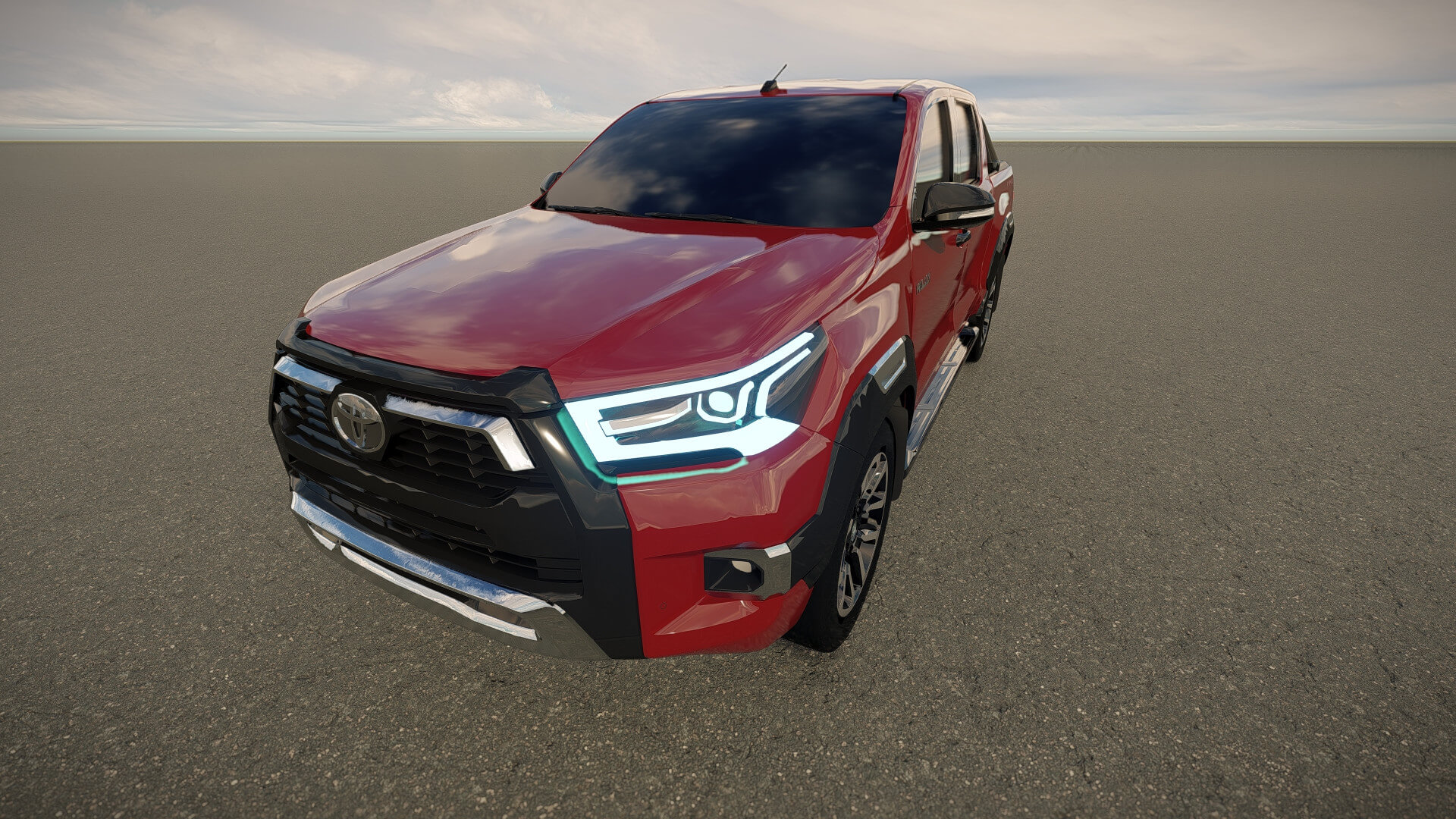 Toyota Hilux Double Cab 2022 3D Model