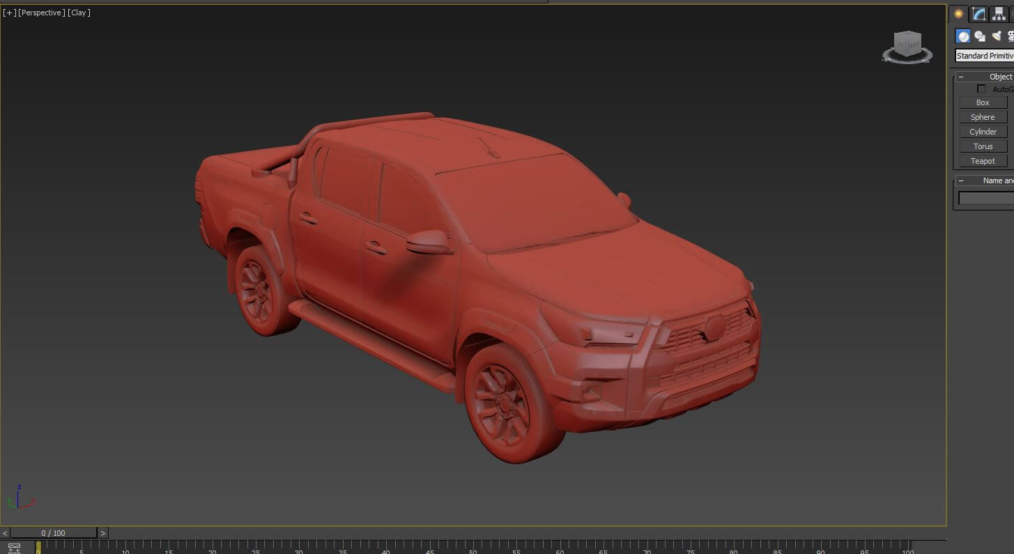Toyota Hilux Double Cab 2022 3D Model