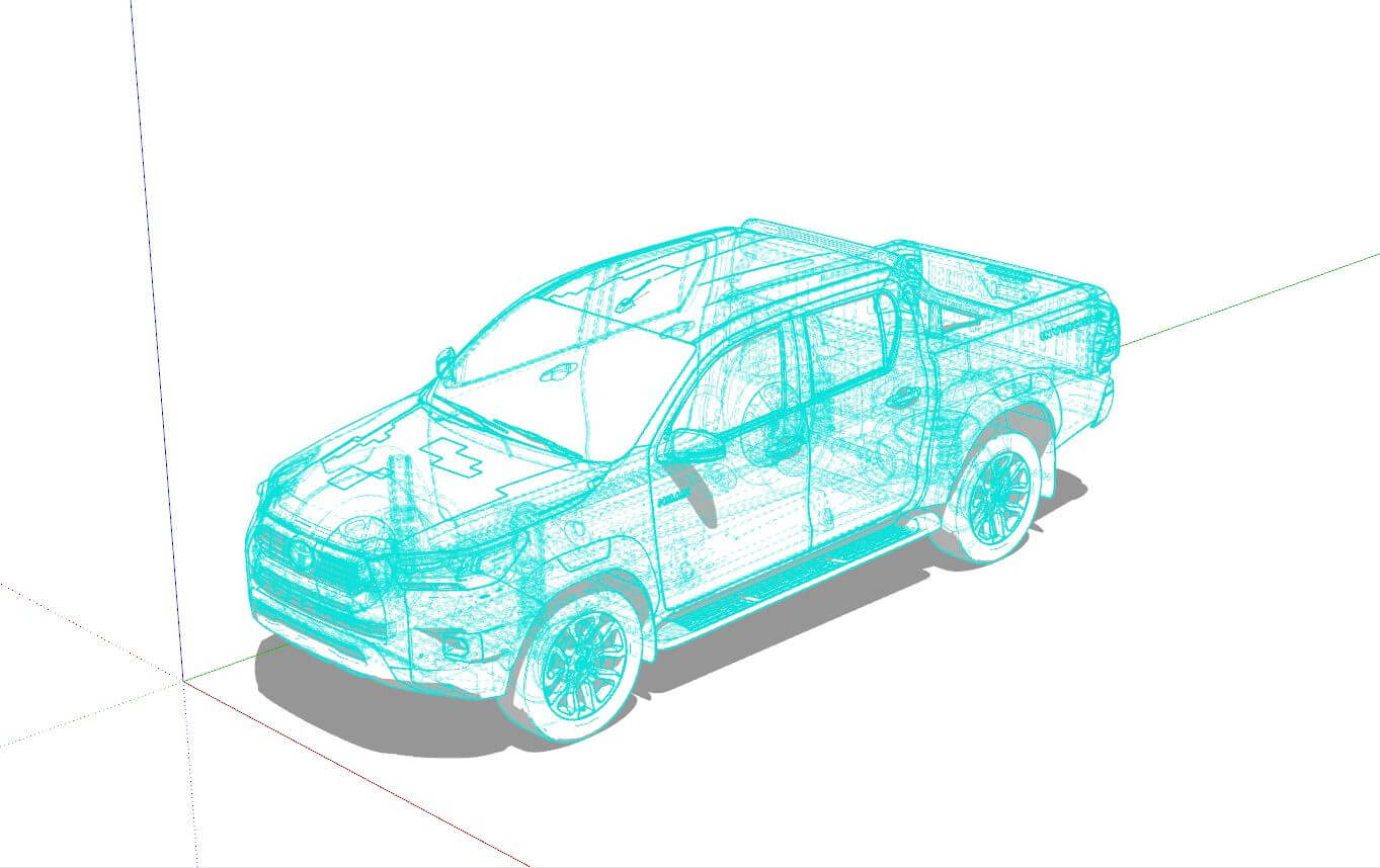 Toyota Hilux Double Cab 2022 3D Model