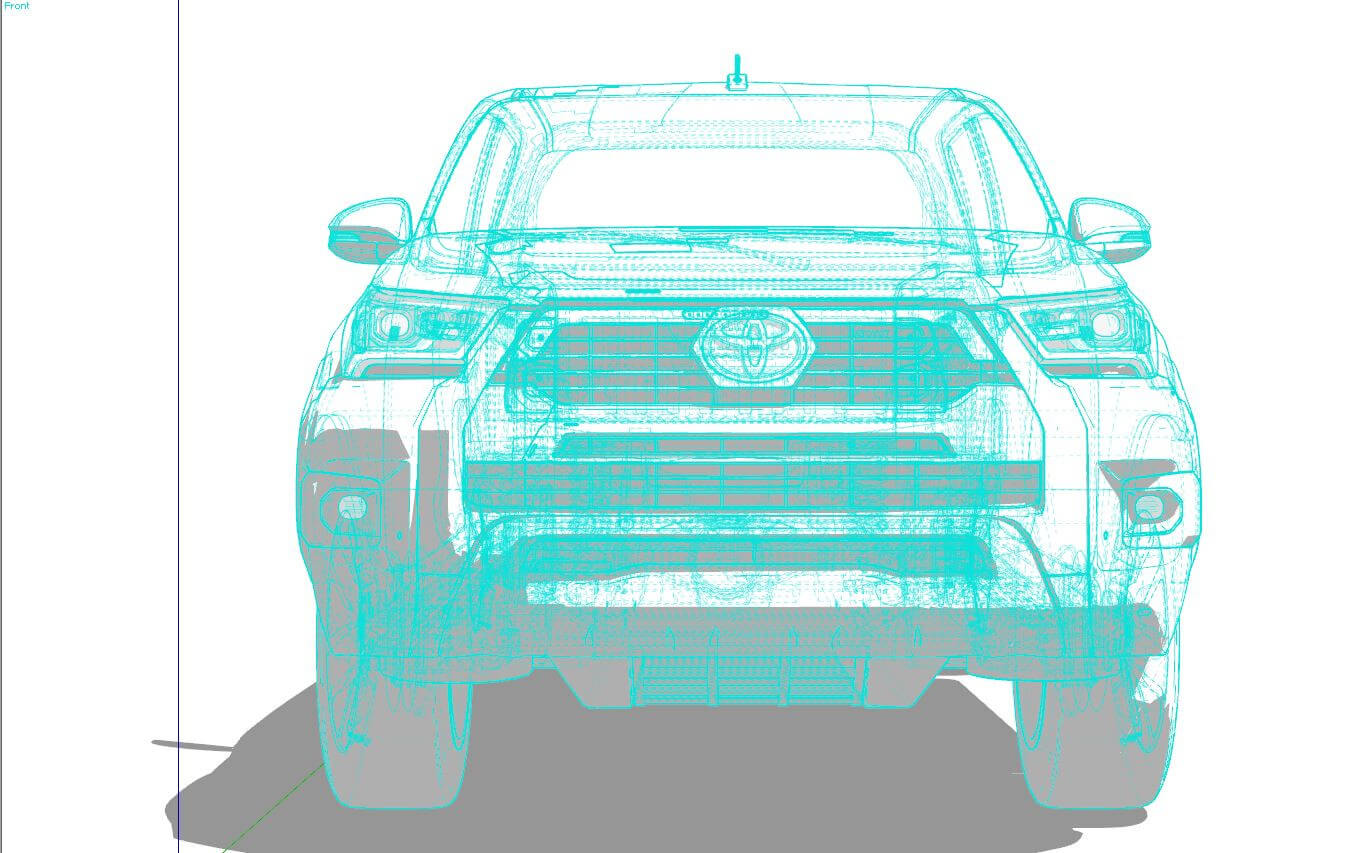 Toyota Hilux Double Cab 2022 3D Model