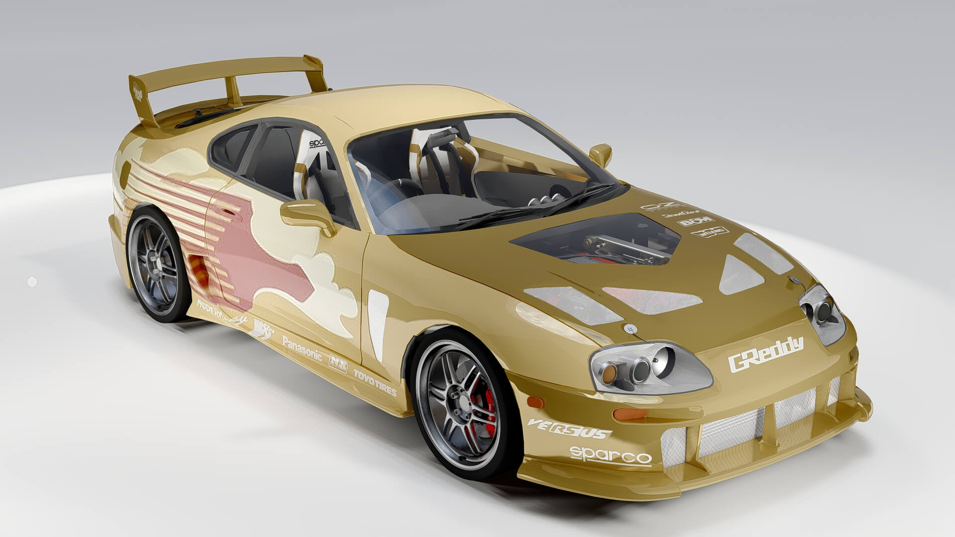 Toyota Supra Turbo MK IV 1993 &ndash 2 Fast 2 Furious Liver 3D Model