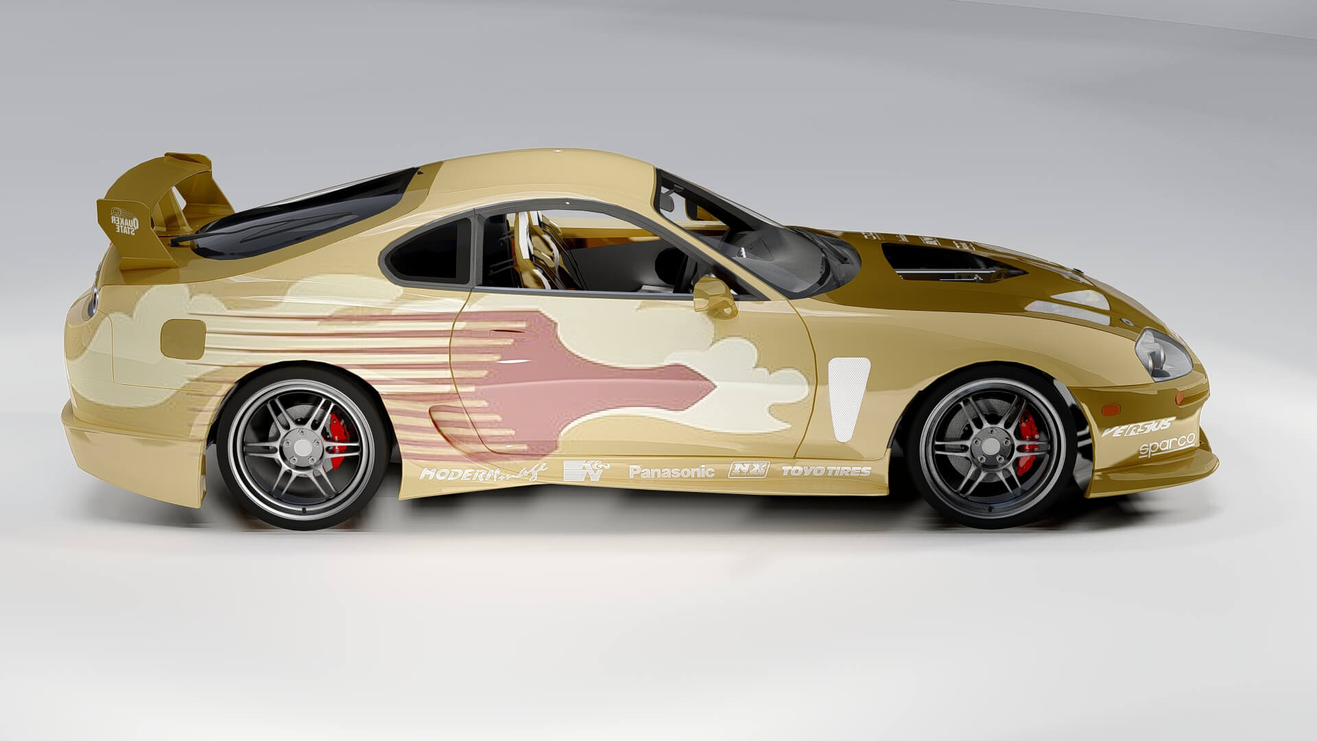 Toyota Supra Turbo MK IV 1993 &ndash 2 Fast 2 Furious Liver 3D Model