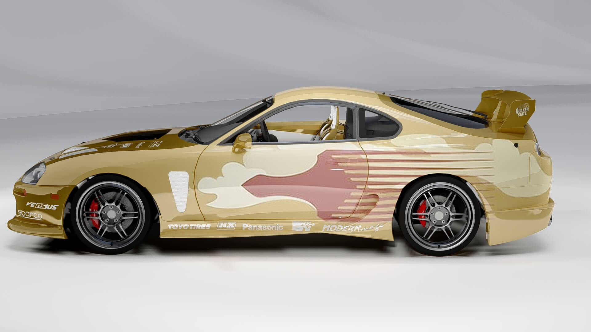 Toyota Supra Turbo MK IV 1993 &ndash 2 Fast 2 Furious Liver 3D Model